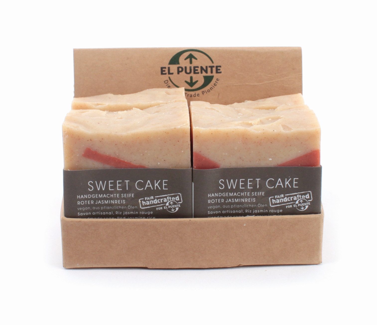 El Puente Handseife Seife "Sweet Cake", Vegan, Handmade