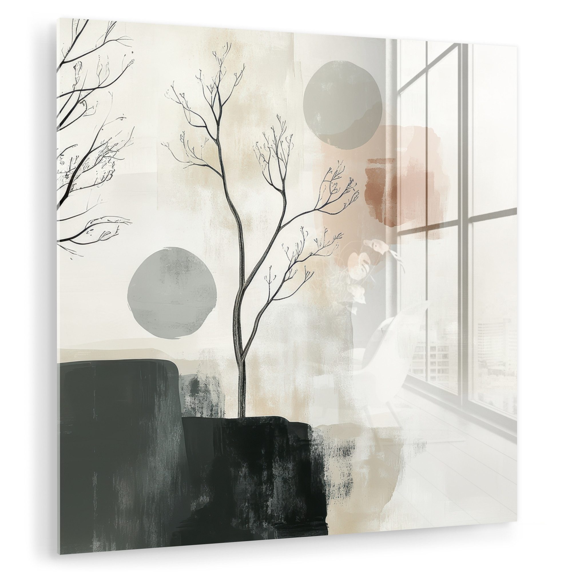 MuchoWow Acrylglasbild Wabi sabi - Beige günstig online kaufen