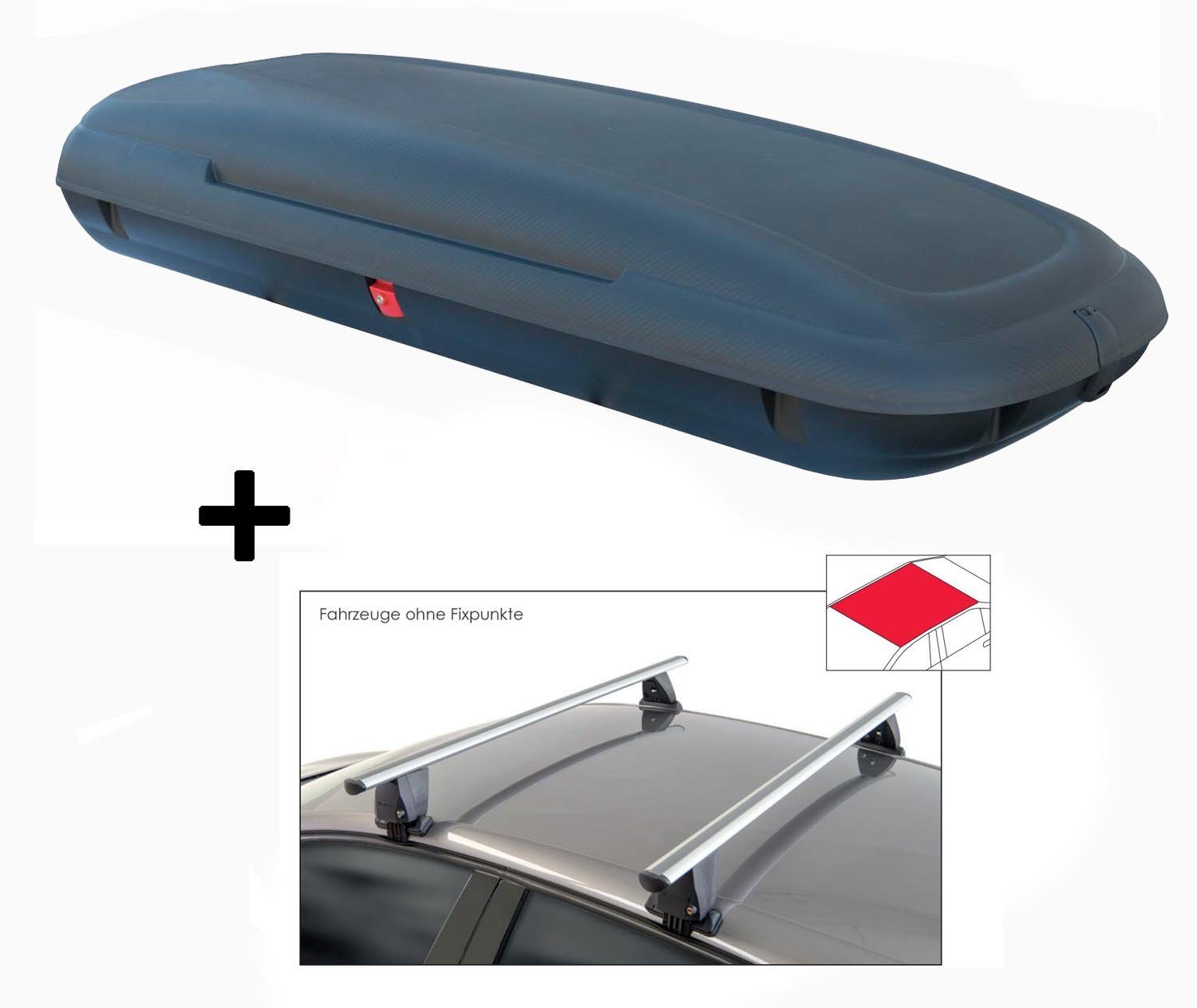 VDP Dachbox, Dachbox VDPCA480 480 Liter carbonlook   Dachträger VDP ...