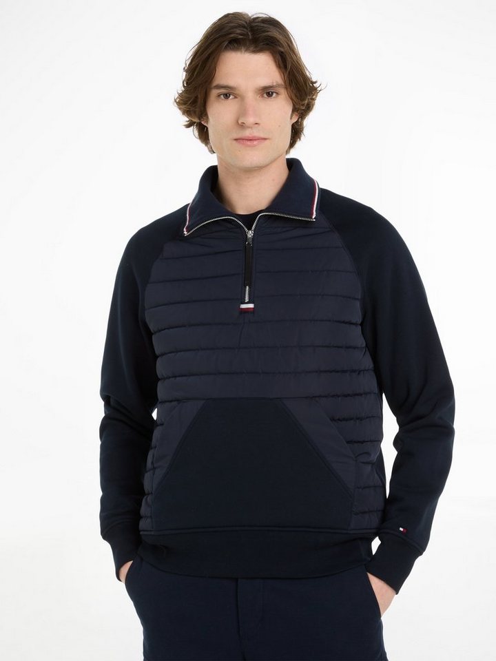 Tommy Hilfiger Sweatshirt MIX MEDIA HALF ZIP