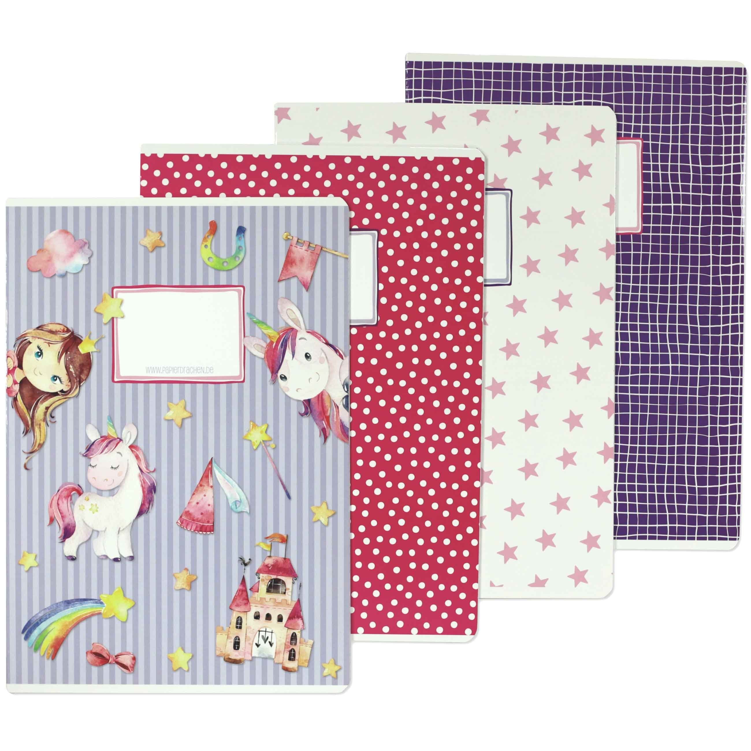 Schulheft Schulhefte Set - DIN A4