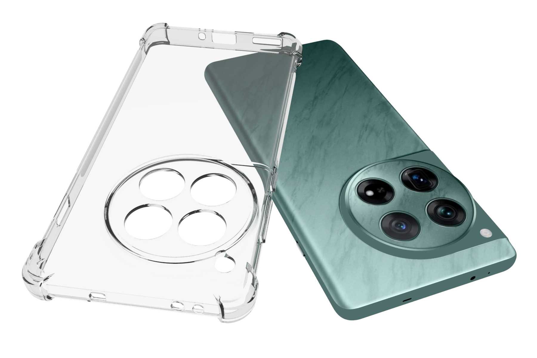 mtb more energy Smartphone-Hülle Clear Armor Case für OnePlus 12 5G (PJD110), Transparente TPU Schutzhülle Case Backcover mit Anti-Shock Verstärkung