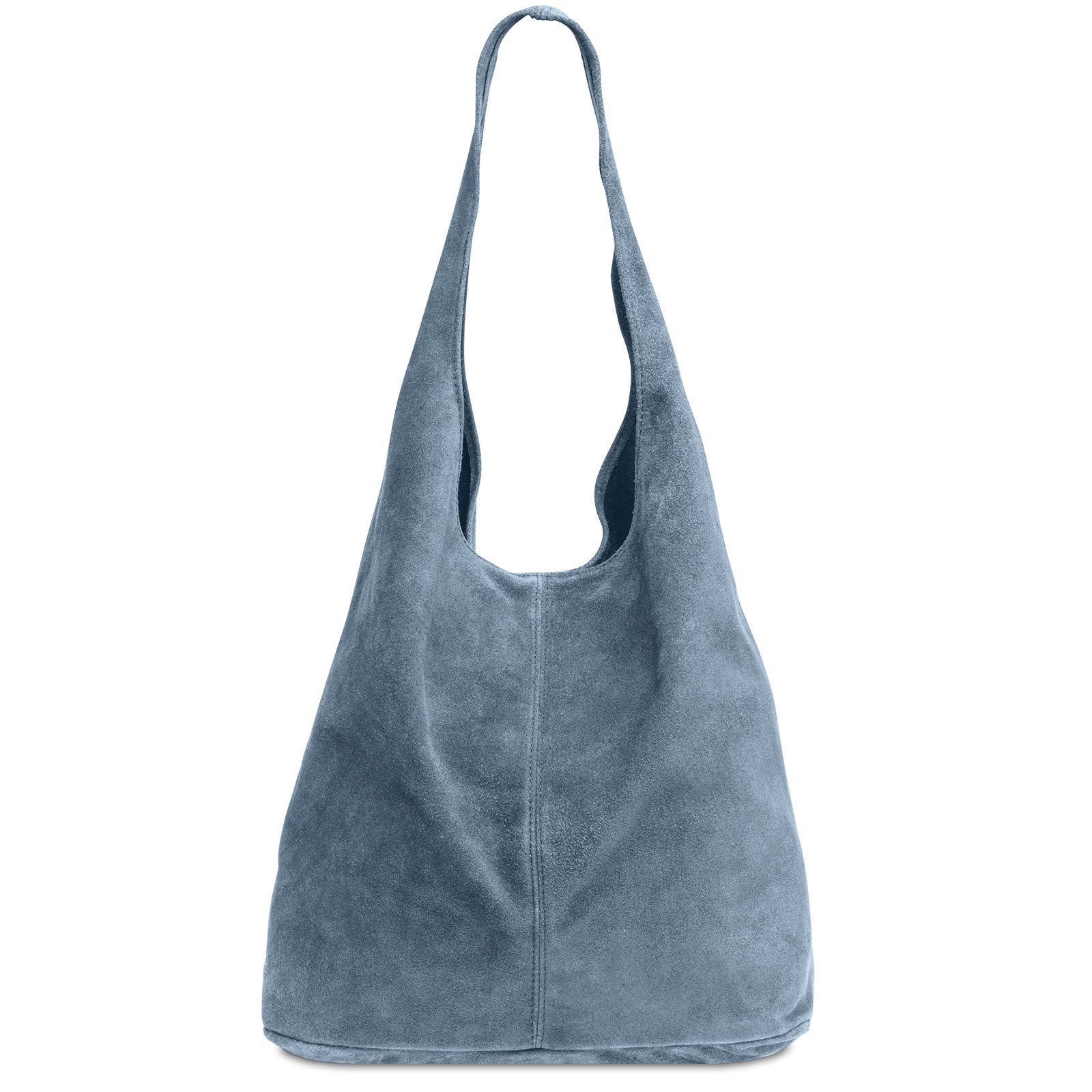 Caspar Schultertasche große Damen Wildleder Tasche Hobo Bag - CLASSIC LINE günstig online kaufen