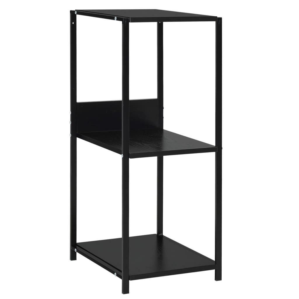 vidaXL Bücherregal Kleines Bücherregal Schwarz 33,5x39,6x79,7 günstig online kaufen