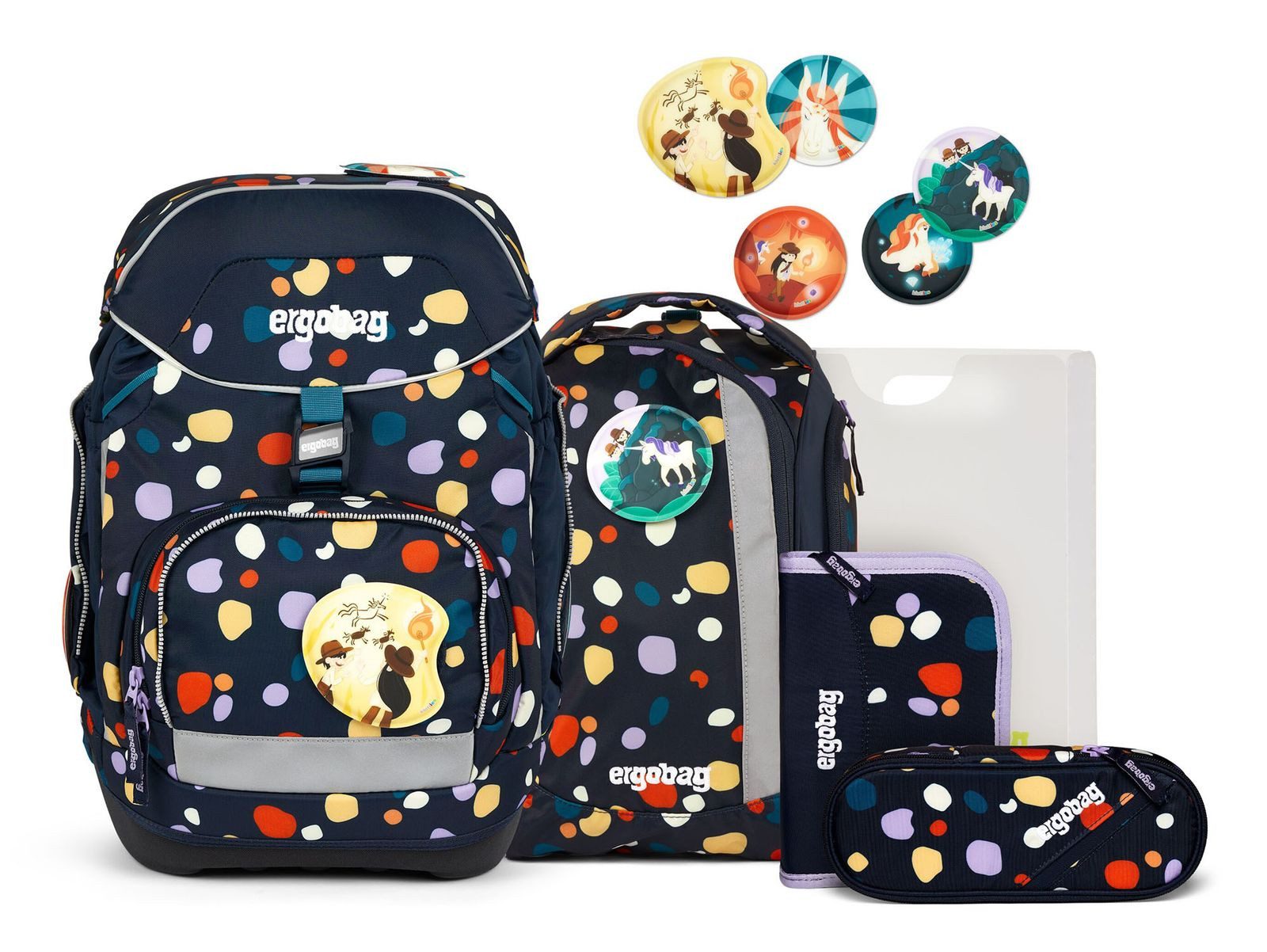 ergobag Schulranzen Pack-Set 6-teilig (Set, 5-tlg)
