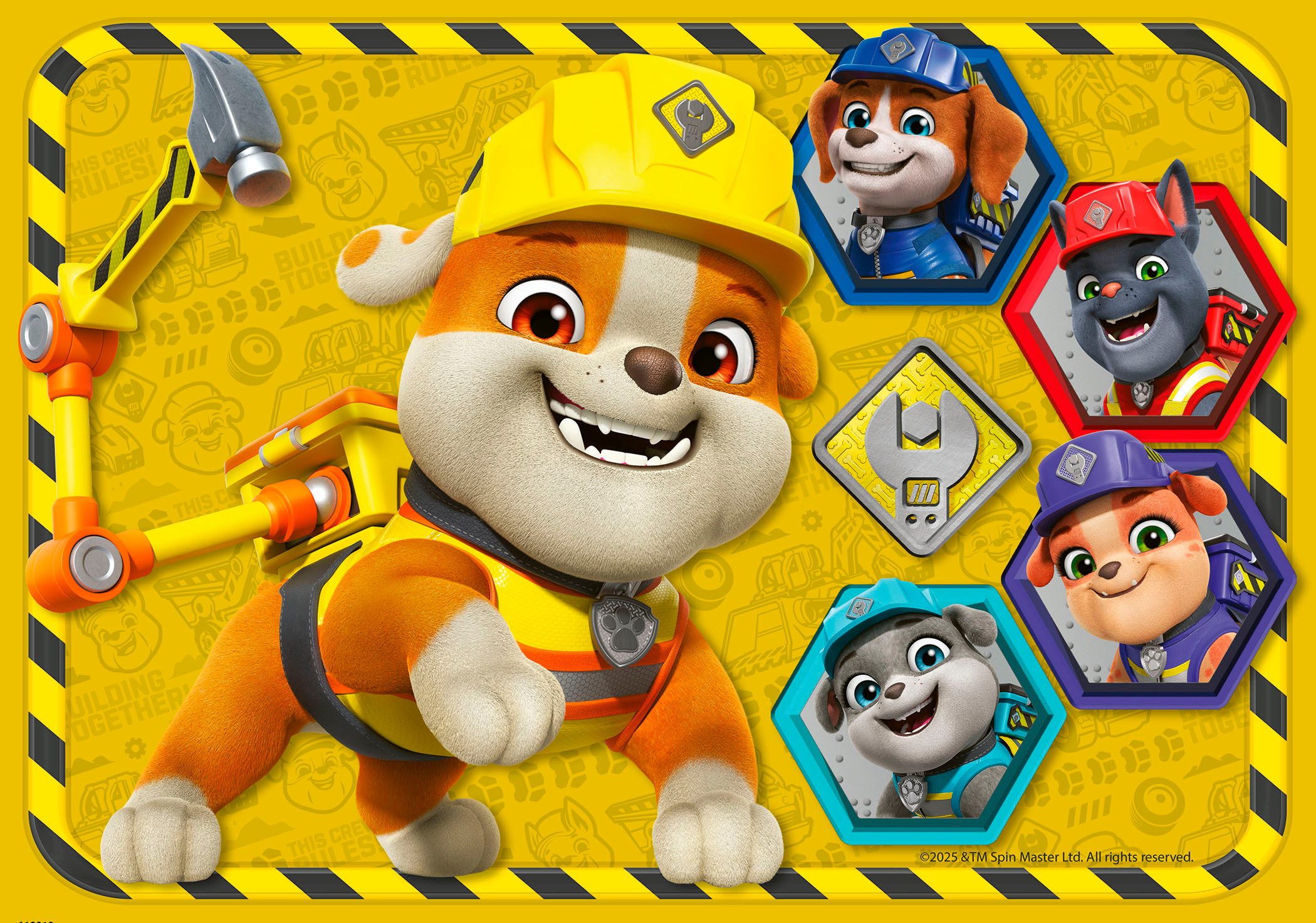 Ravensburger Puzzle Paw Patrol, Bulldoge Rubble und sein Team, 24 Puzzletei günstig online kaufen