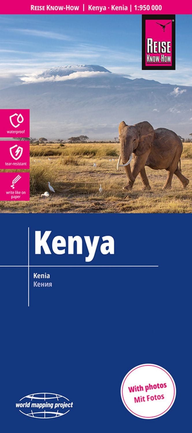 Reise Know-How Landkarte Kenia / Kenya (1:950.000) / diverse
