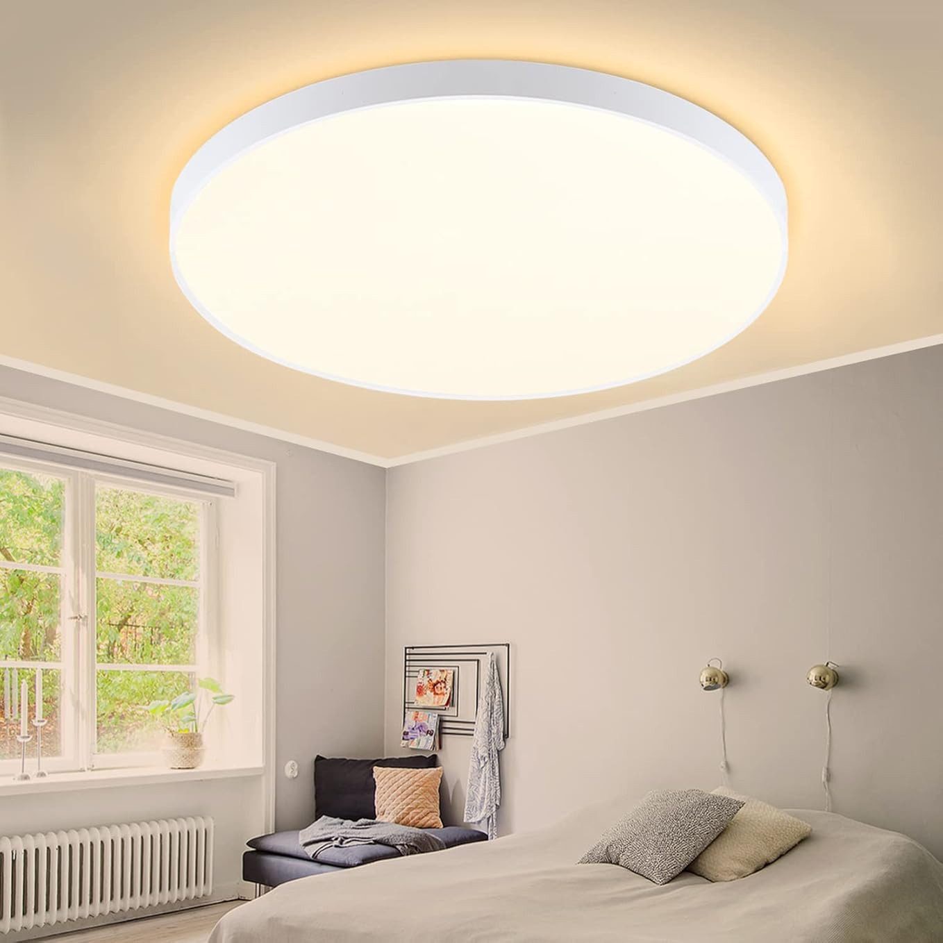 Nettlife LED Panel Badezimmer Rund Modern günstig online kaufen