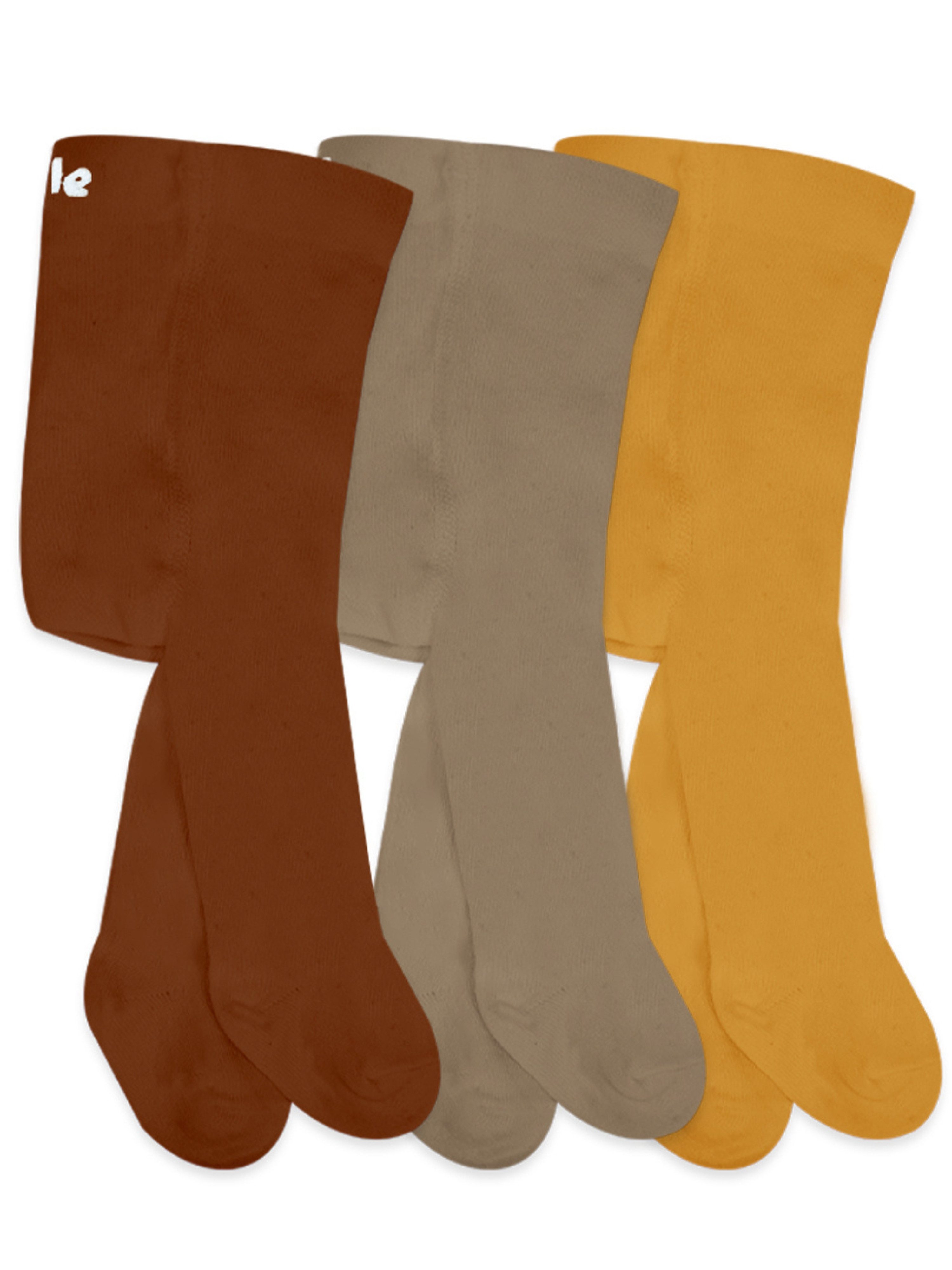 Ziegelrot-Senfgelb-Hellbraun