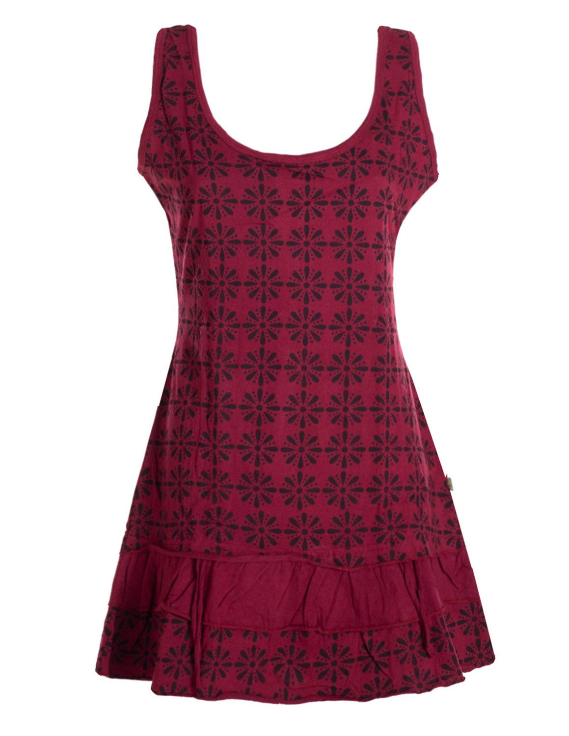 Vishes Sommerkleid Damen Lagen-Look Träger-Kleid Jersey-Tunika günstig online kaufen