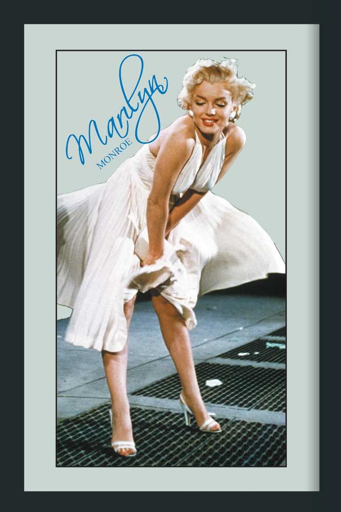 Dekospiegel Monroe, Marilyn - Weißes Kleid - Bedruckter Spiegel