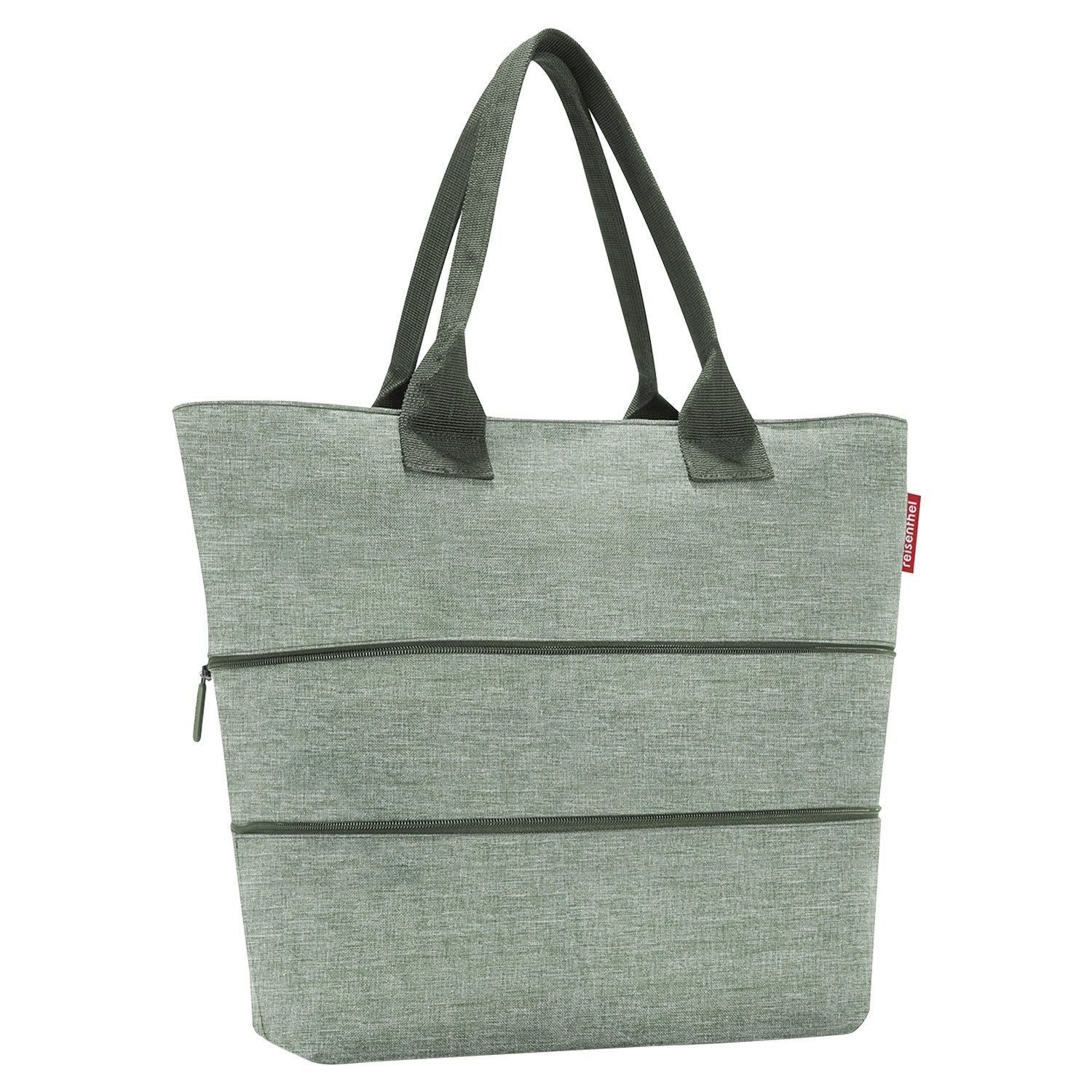 REISENTHEL® Tragetasche SHOPPER E1, 18 Liter, Grün, Polyester, (1-tlg), mit Reißverschluss, wasserabweisend