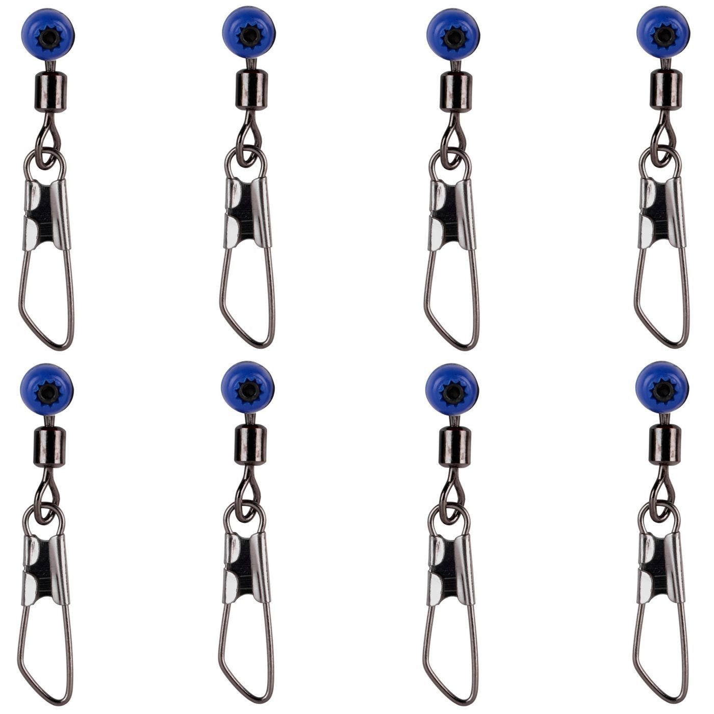 Cresta Schnurverbinder Cresta Feeder Swivels Safe-Bead - 8 Angelwirbel, (1-St)