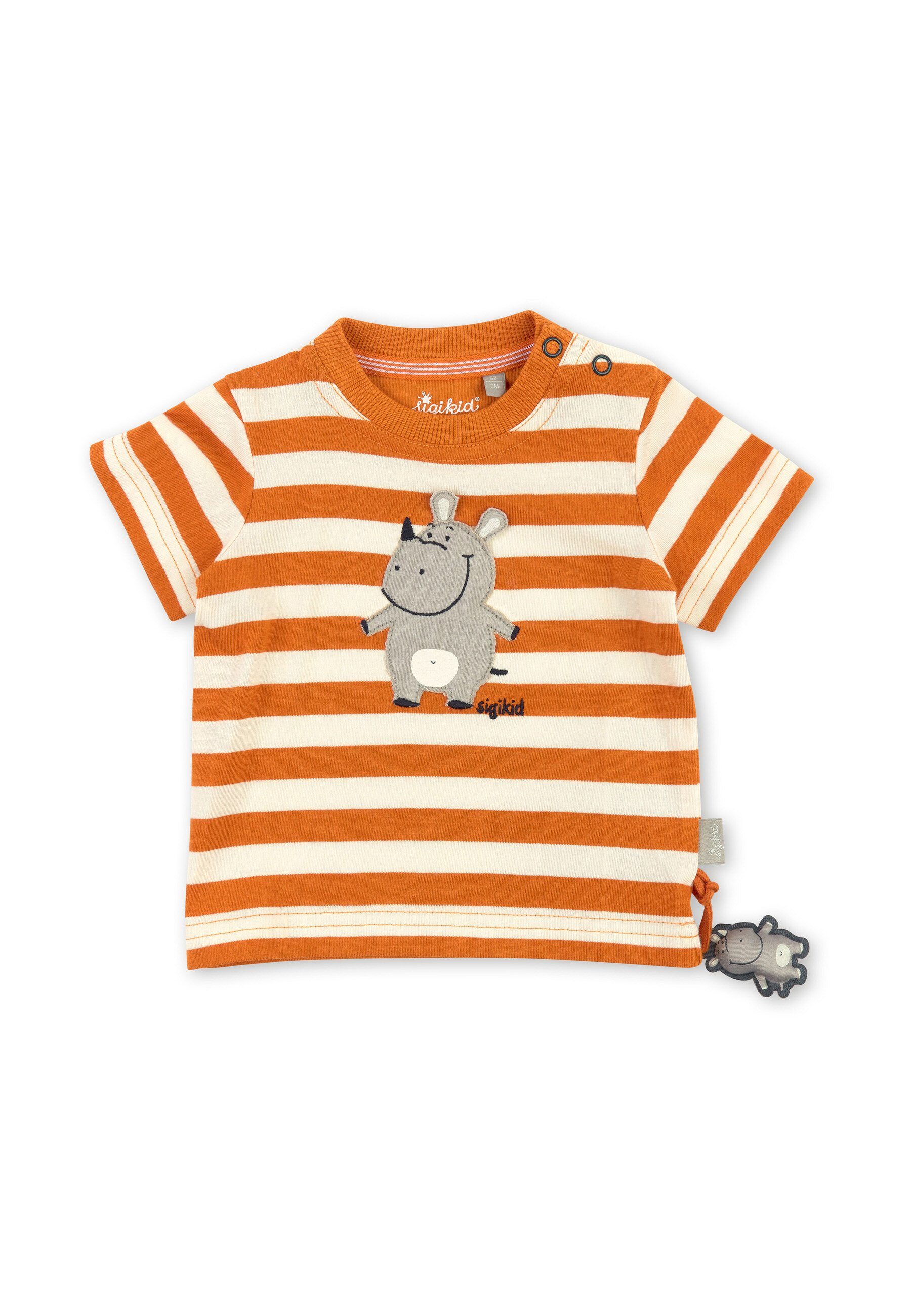 Sigikid T-Shirt T-Shirt Baby (1-tlg) Shirt orange