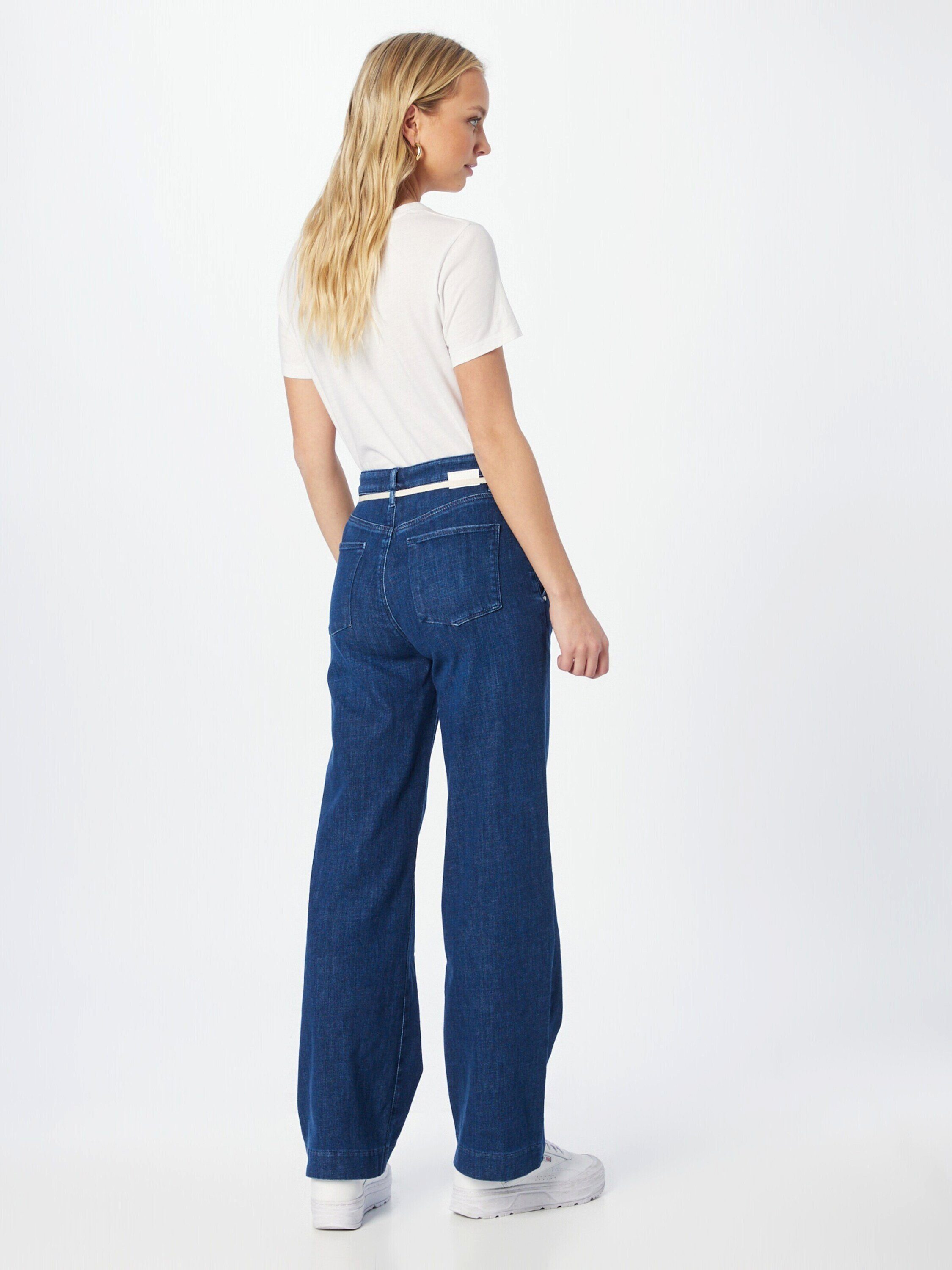 DAWN Weite Jeans (1-tlg) Plain/ohne Details
