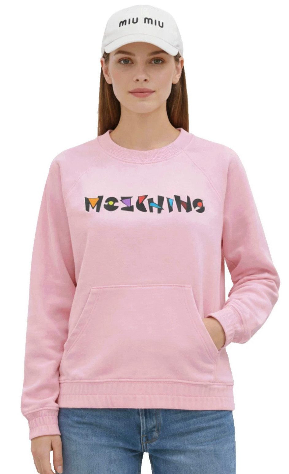 Moschino Strickpullover Couture Milano Pullover mit 3D-Stickerei Exklusivsten und hochwertigsten Kollektion von Moschino