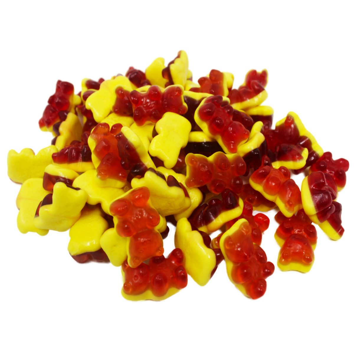 Fruchtgummi Bären & Co. Süßigkeit, Fruchtgummi Rote Grütze Bären mit Schaumboden als Dessert 300g