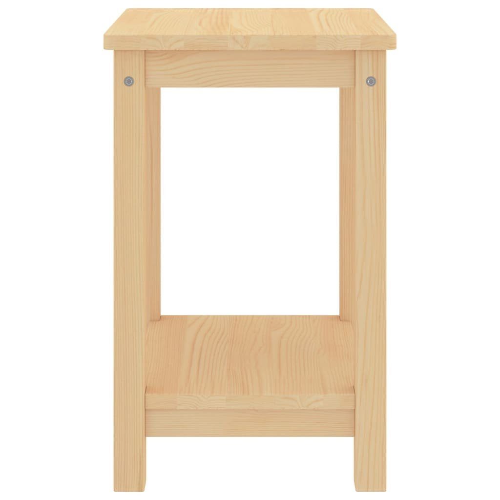 vidaXL Nachttisch Nachttisch Natur 35x30x47 cm Massivholz Kiefer (1-St)