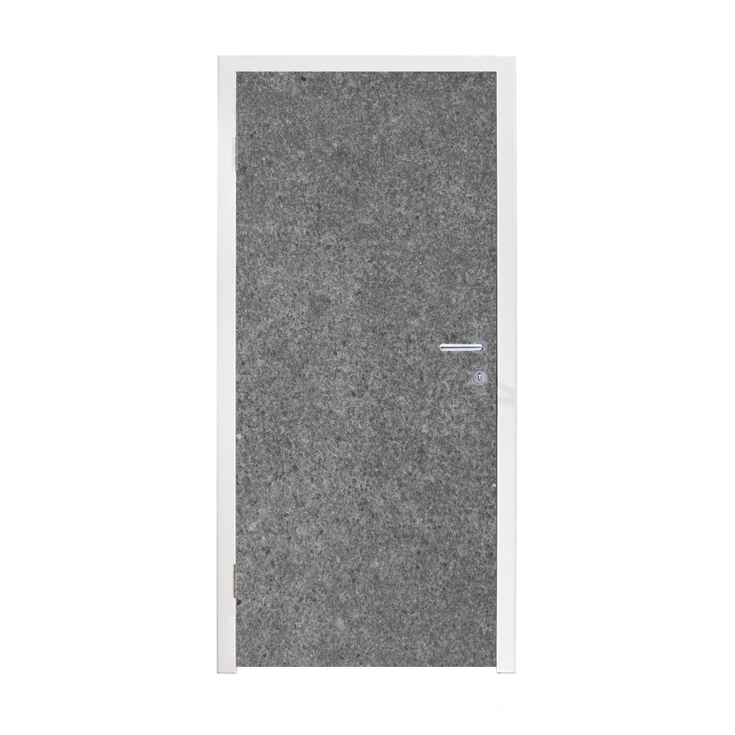 cm Stein, - Beton Muster für (1 Wand St), - Matt, - Türaufkleber, MuchoWow bedruckt, Tür, Türtapete Fototapete 75x205