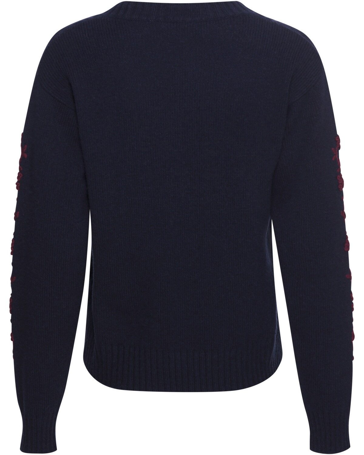 Reitmayer Strickpullover Pullover mit Blumenstickerei günstig online kaufen