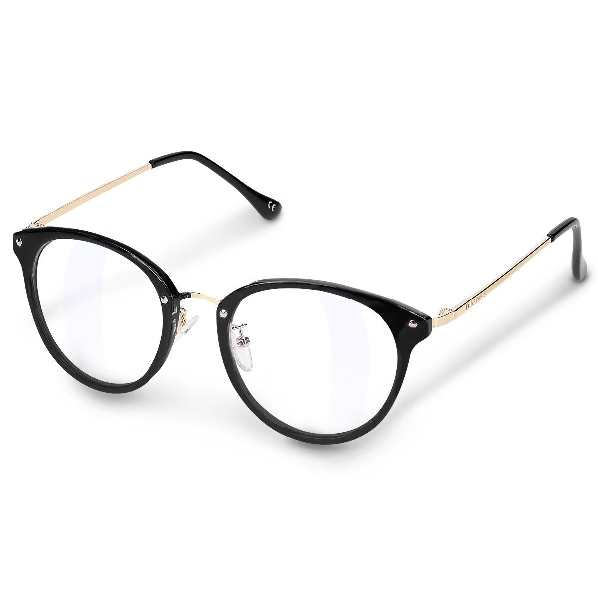 Navaris Sonnenbrille Retro Brille ohne Sehstärke günstig online kaufen