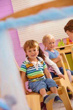 BioKinder - Das gesunde Kinderzimmer Stuhl Robin, Kindergartenstuhl Sitzhöhe 25 cm