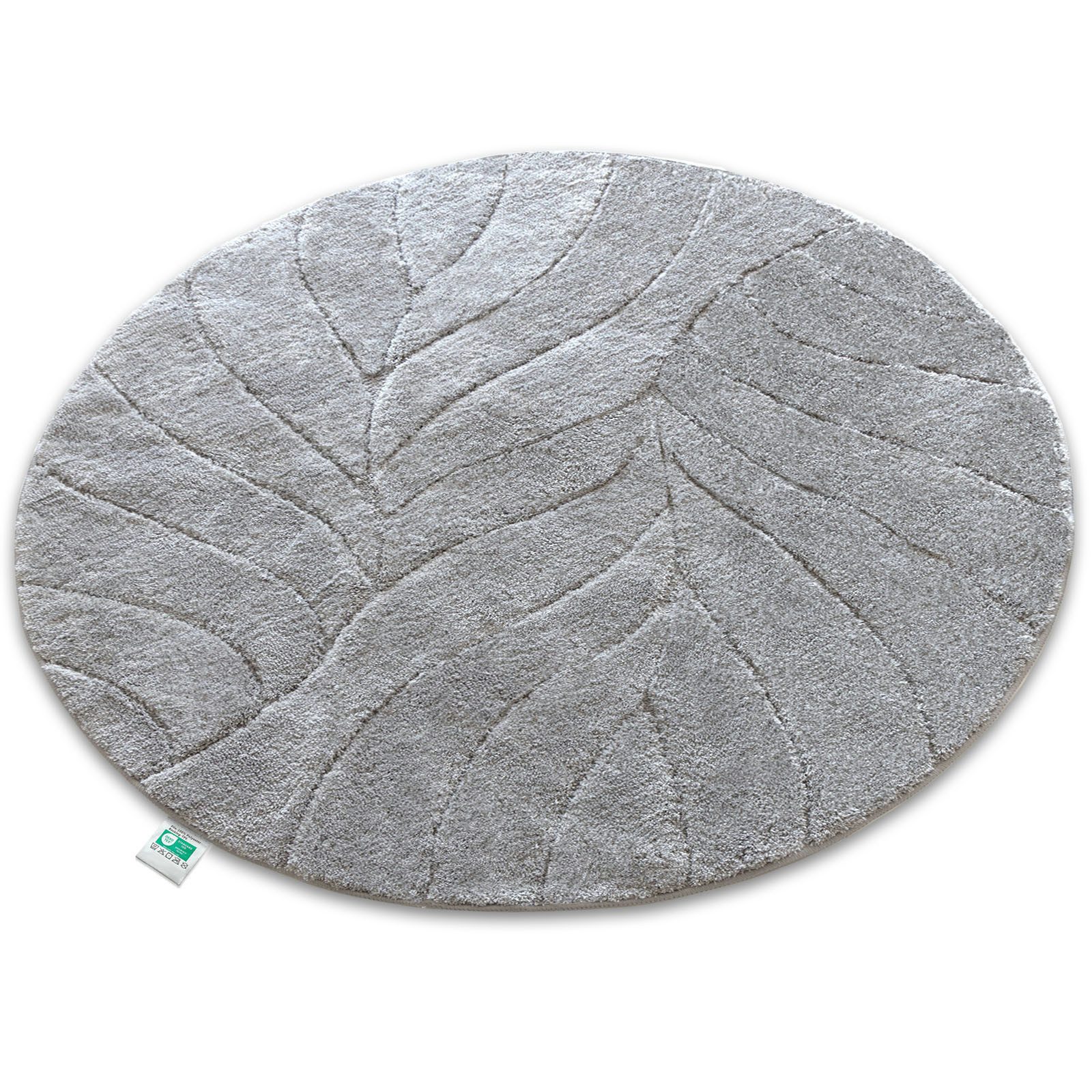 Kubus Duschmatte Elara, Runde Badematte aus hochwertiger Mikrofaser, Polyes günstig online kaufen