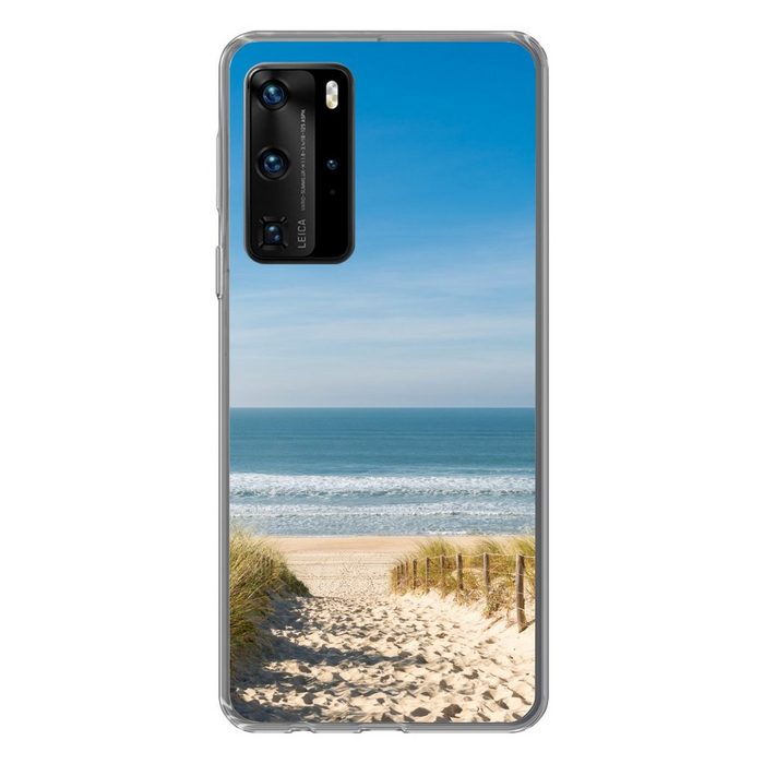 MuchoWow Handyhülle Strand - Meer - Düne - Sand - Sommer Handyhülle Huawei P40 Pro Handy Case Silikon Bumper Case
