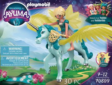 Playmobil® Konstruktions-Spielset Crystal Fairy mit Einhorn (70809), Adventures of Ayuma, (30 St), Made in Europe