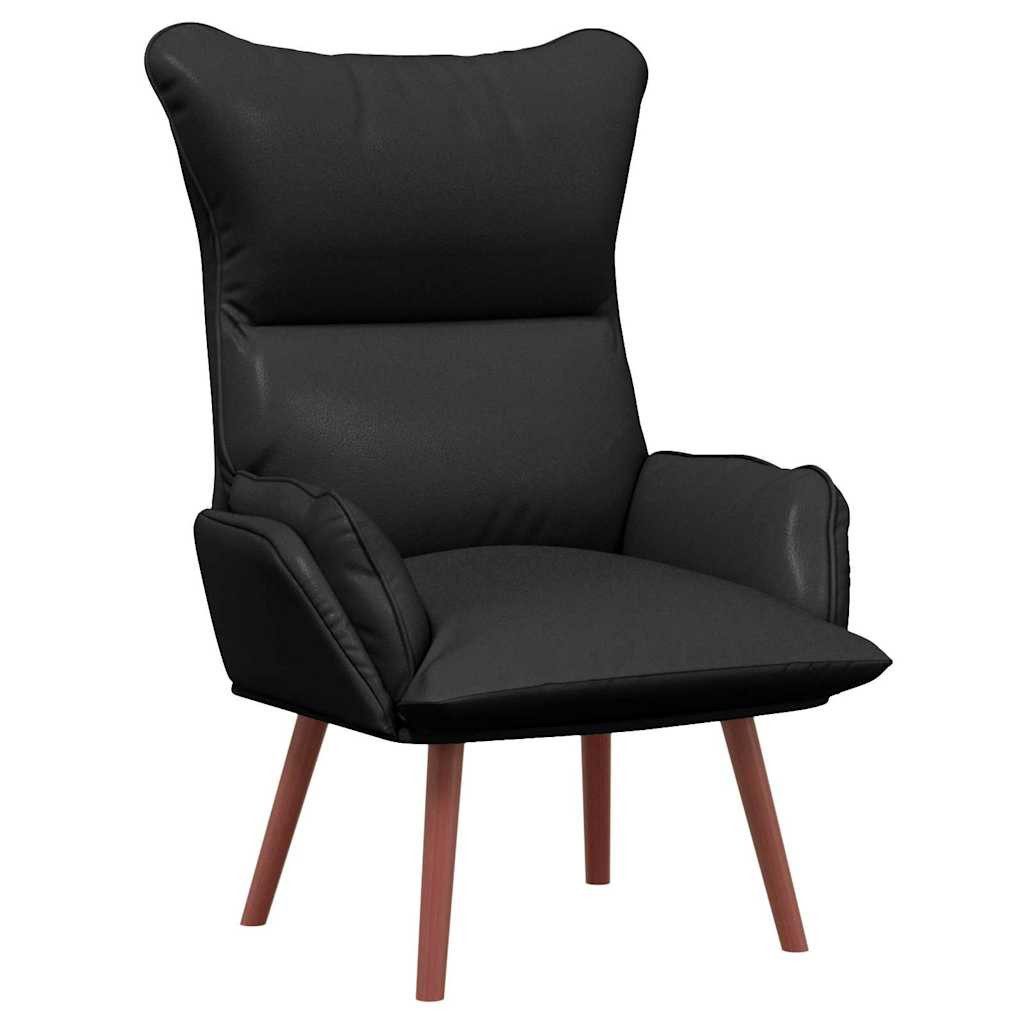 vidaXL Sessel Sessel Schwarz 69 x 74 x 93 cm Kunstleder (1-St) günstig online kaufen
