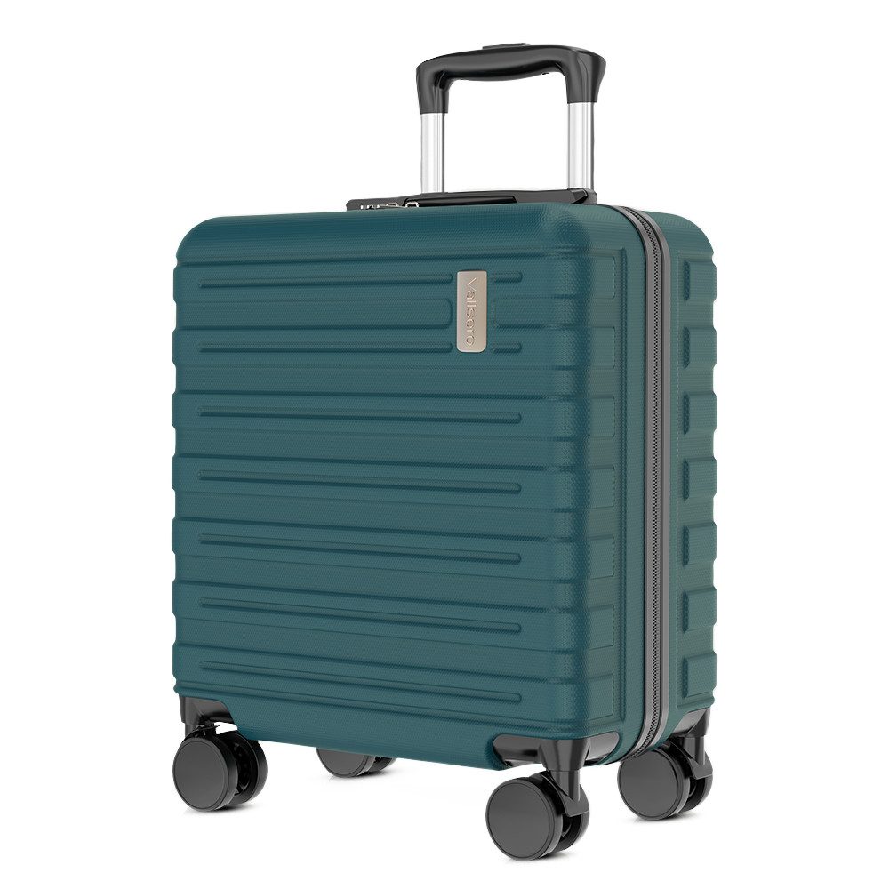 VALLSERO Koffer 16/20Zoll Hartschalen-Trolley 30/40L Hartschalenkoffer ABS Material, Reisekoffer 4 Rollen, TSA-Zahlenschloss, Schwarz, rot, blau, grün