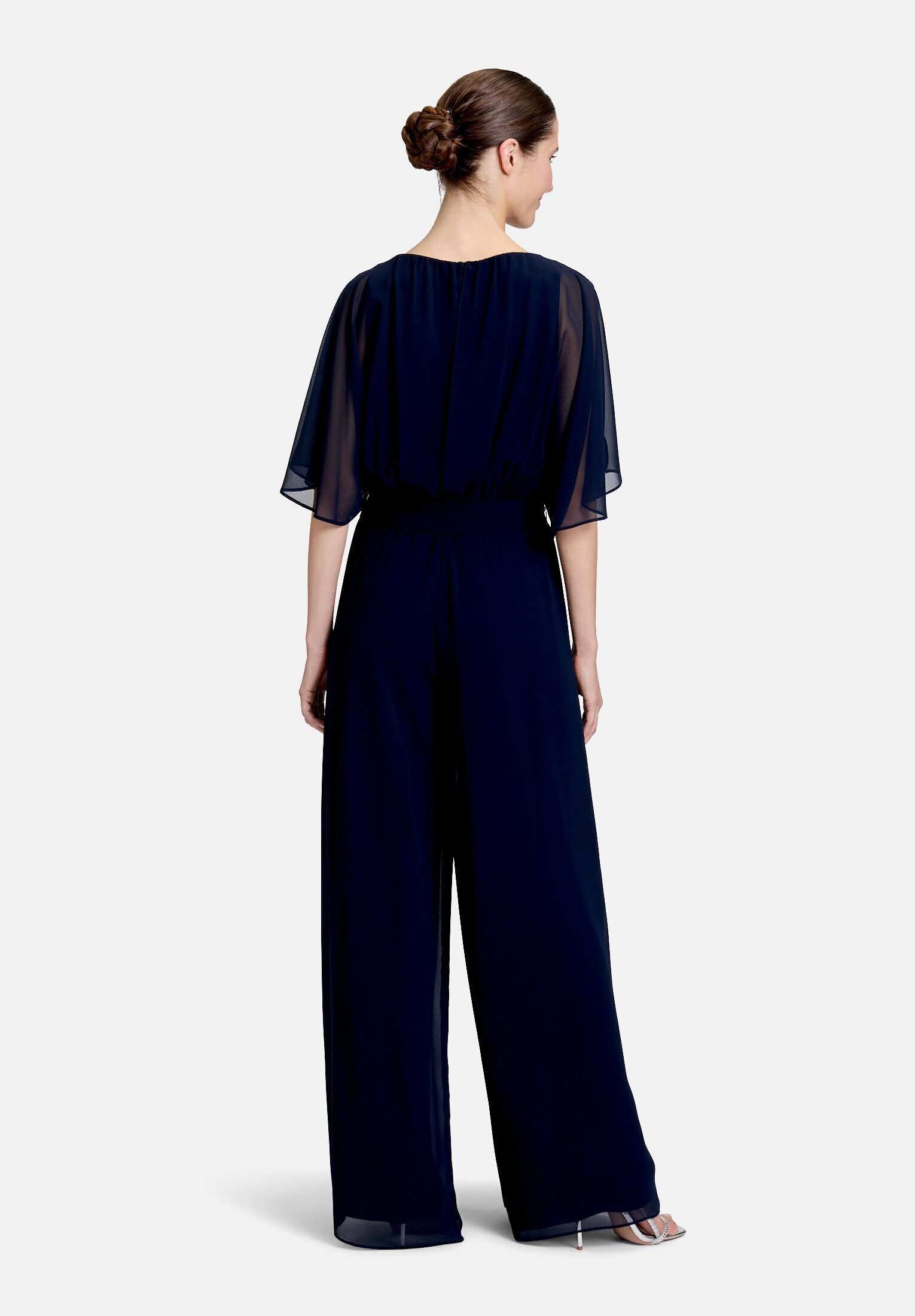 Vera Mont Overall Damen mit Bindegürtel (1-tlg) Design