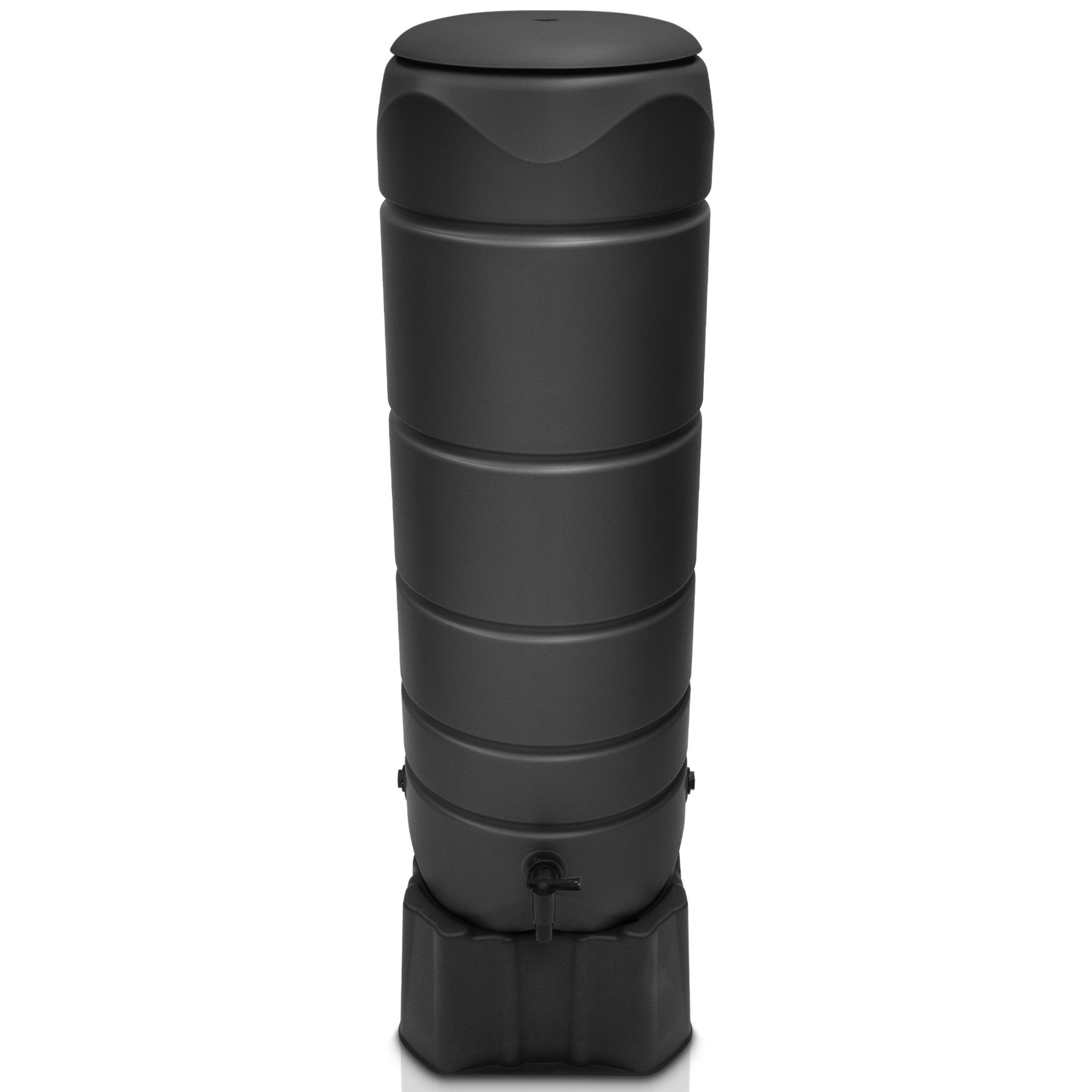 YourCasa Regentonne [CircleTower] 110L mit Standfuss, Deckel