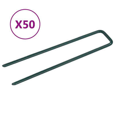 vidaXL Bodenanker Nägel für Kunstrasen 50 Stk. U-Form Eisen, (50-St)