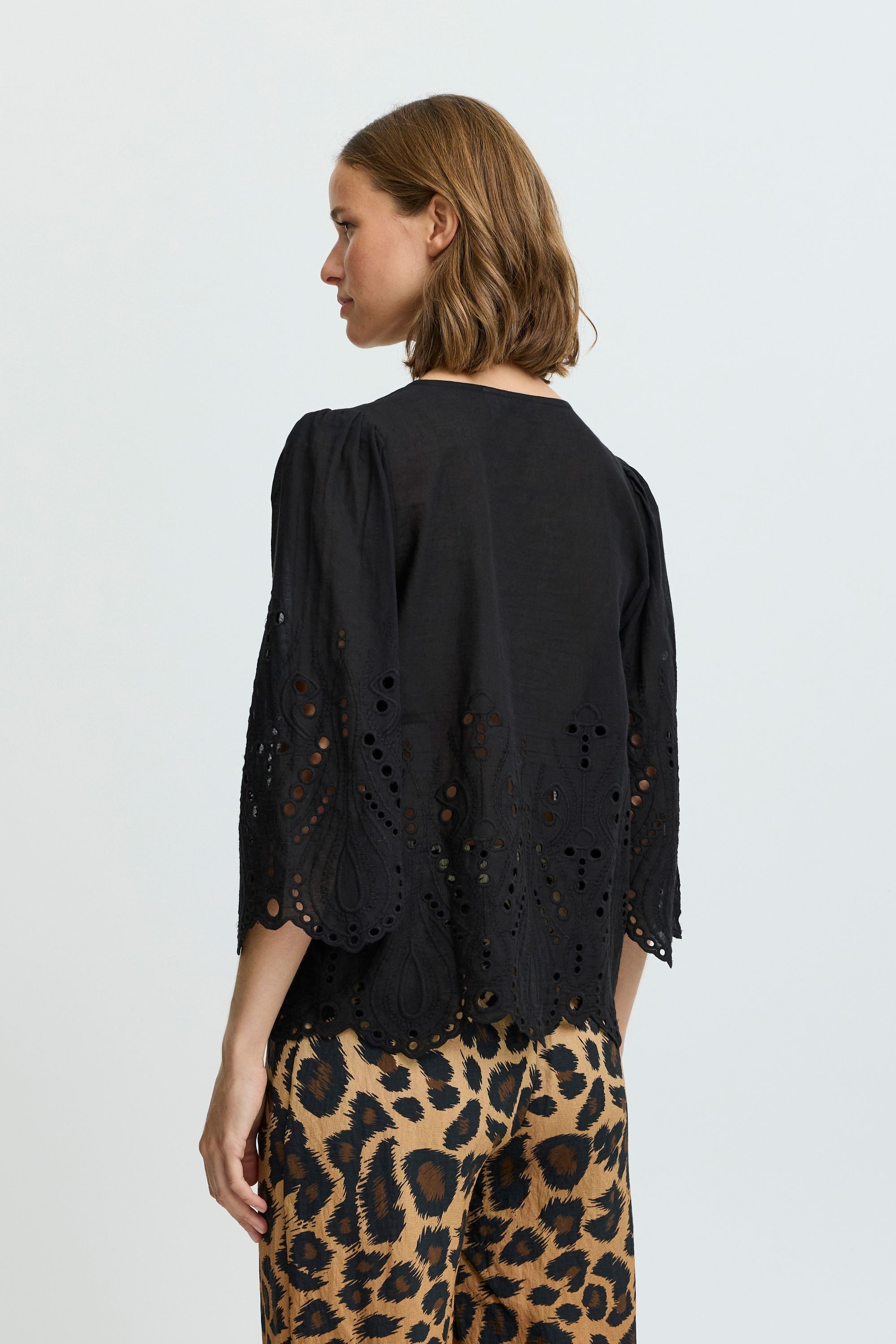 b.young Langarmbluse BYINGELISS BLOUSE - LIGHT WOVEN