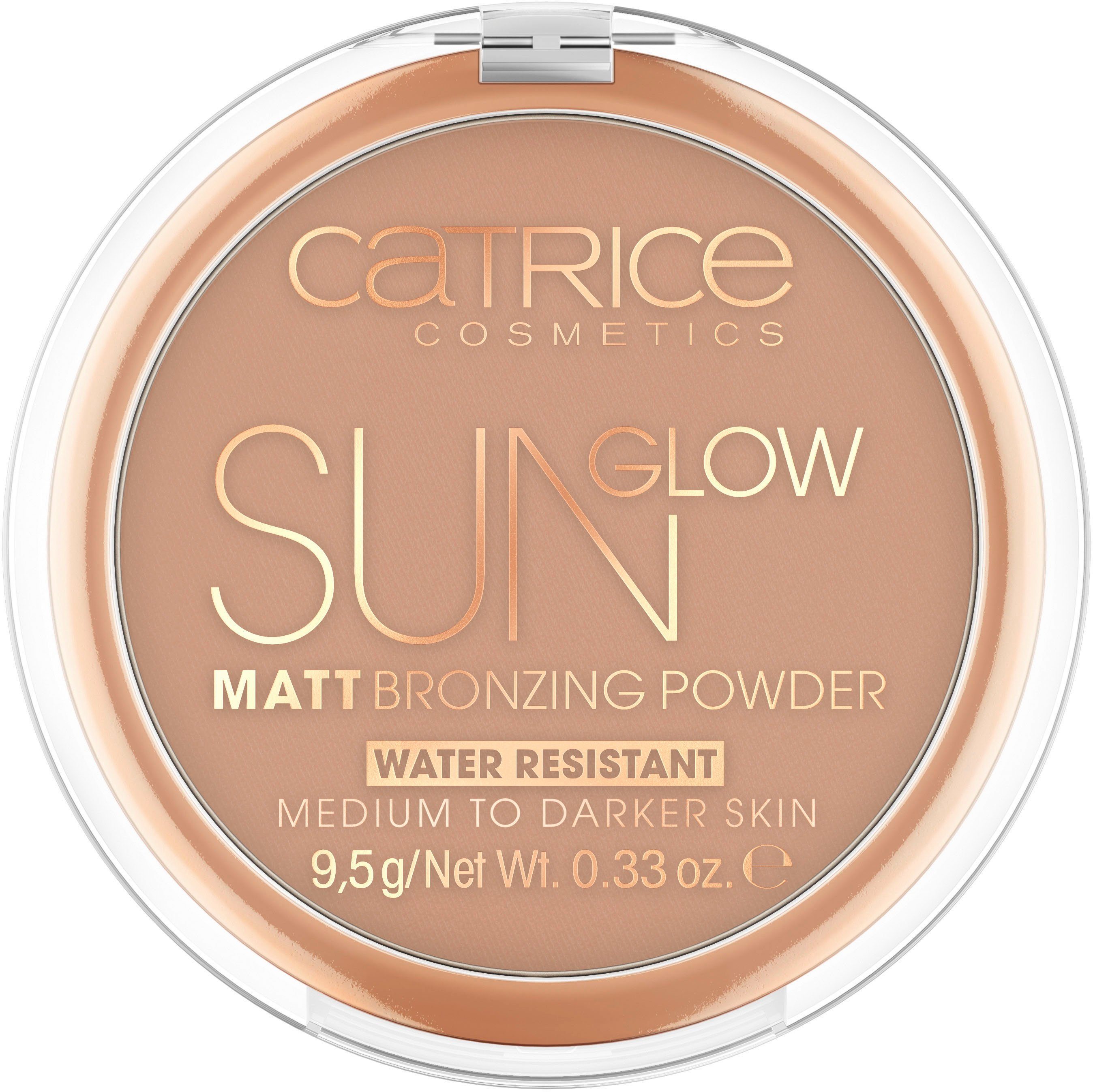 Catrice Glow Bronzing Powder, Matt Sun Bronzer-Puder 3-tlg.