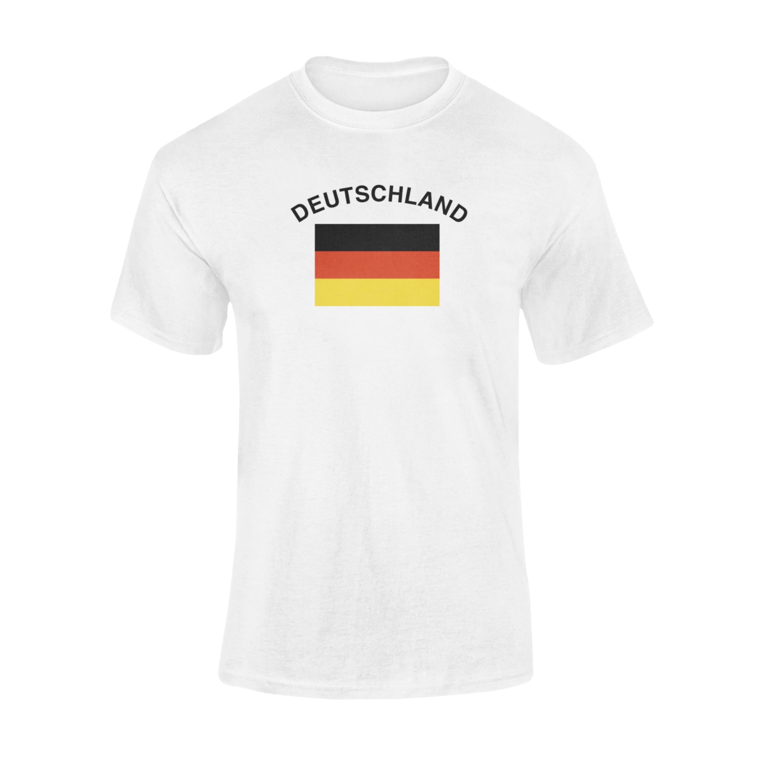 Fußballtrikot Deutschland Tshirt EM 2024 Herren & Damen weiß Germany Fußball A1