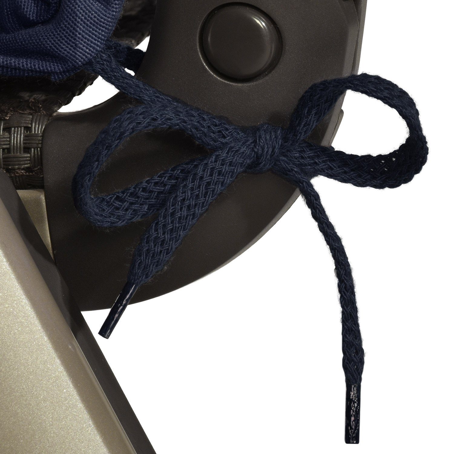 Beautissu Hochlehnerauflage Gartenstuhlauflage Loft HL Dunkelblau, 120x50x6cm, Polster Auflage, Sitzpolster & Sitzkissen für Hochlehner Gartenmöbel