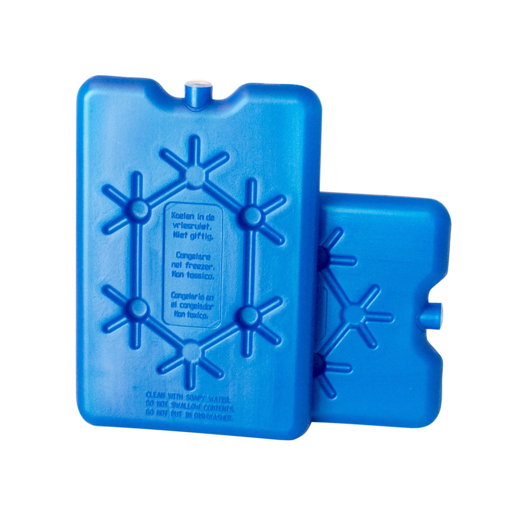 ToCi Kühlakku flache Kühlakkus 200ml für Kühltasche Camping Kühlbox 16,5x11x1,5cm