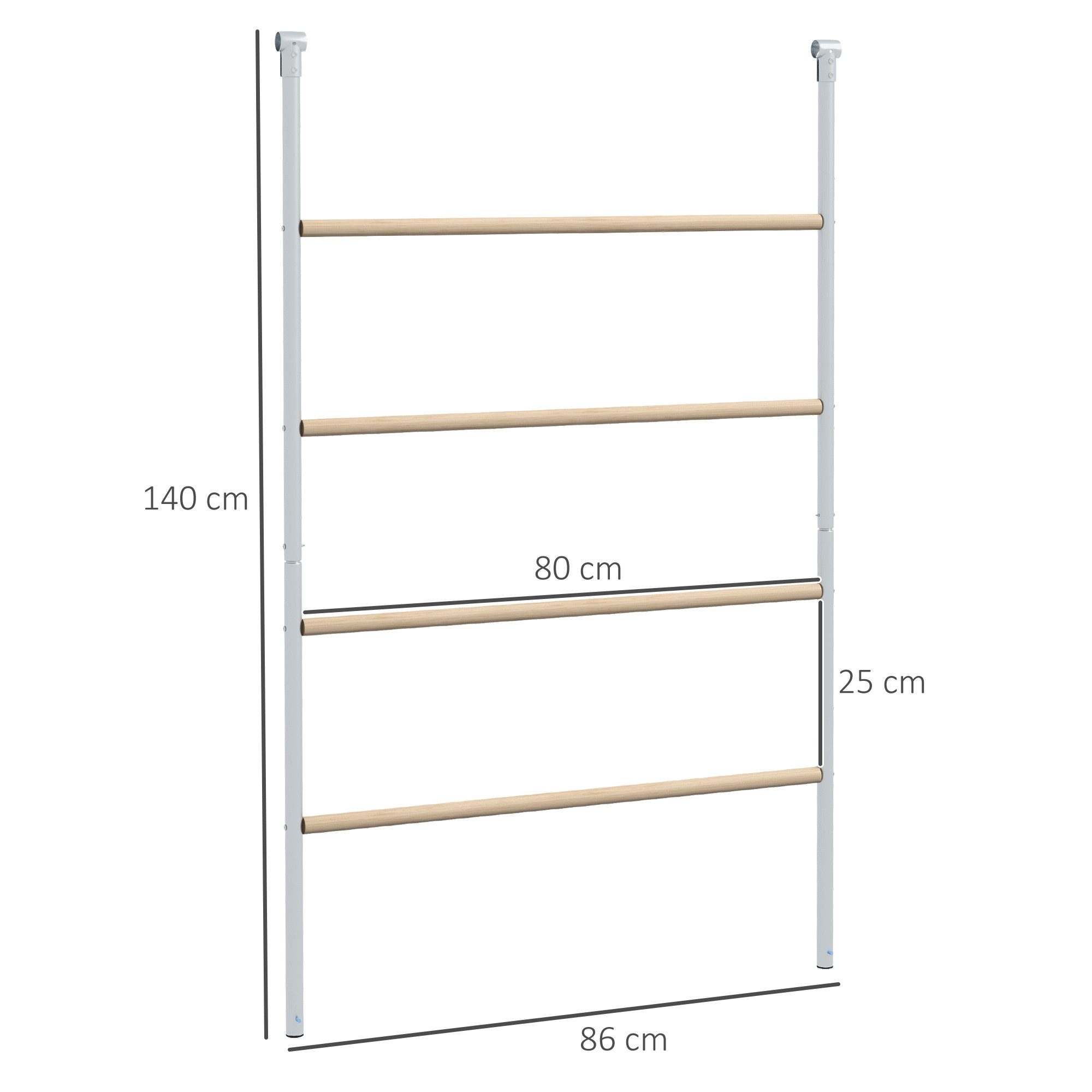 PawHut Hühnerstall Sitzleiter für Hühner aus Holz, Spielplatz für Hühner, für 4-6 Hühner 140 x 86 x 2,5 cm Naturholz