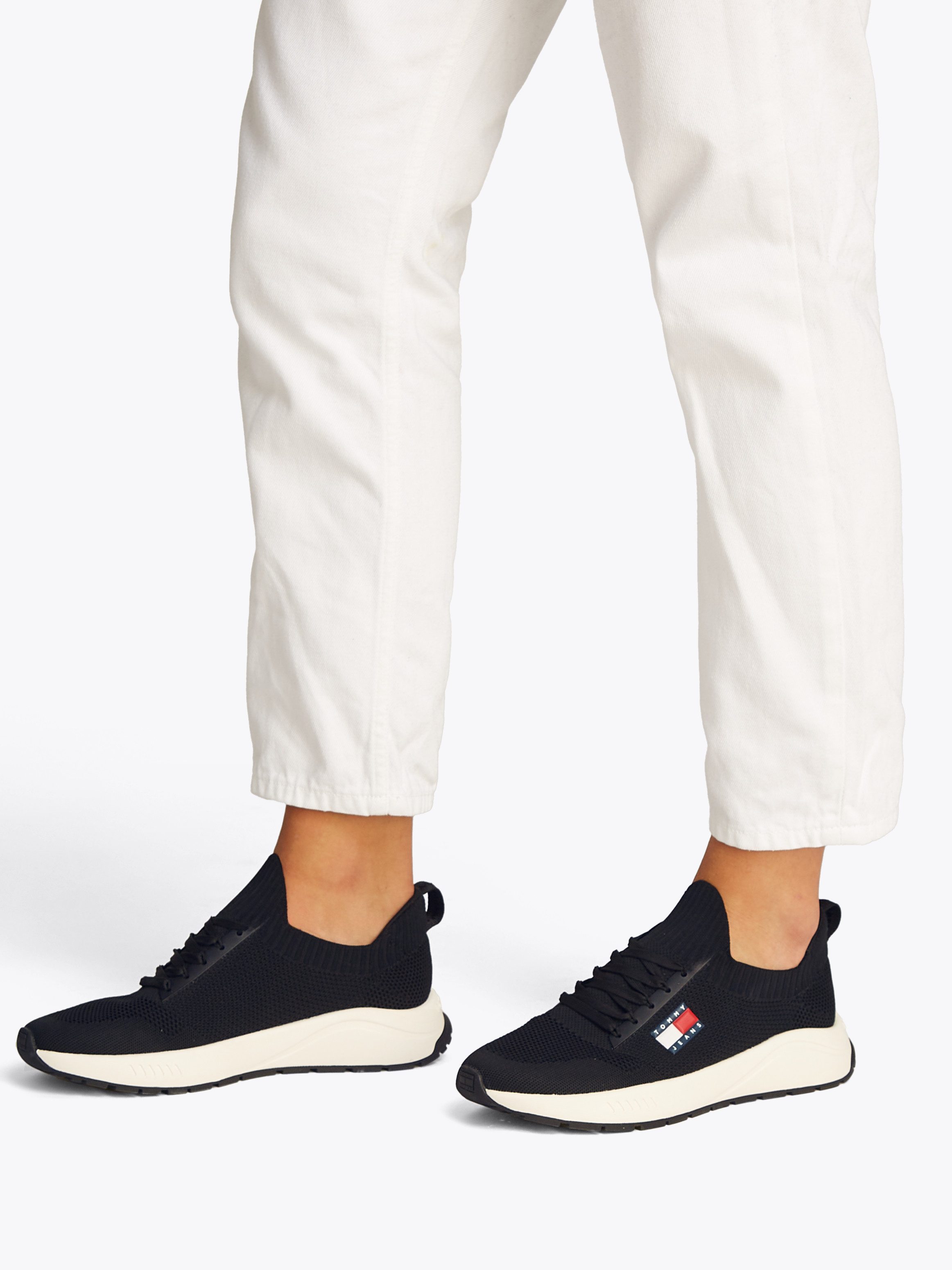 Tommy Jeans TJM RUNNER KNTITTED Slip-On Sneaker, Freizeitschuh, Halbschuh, günstig online kaufen