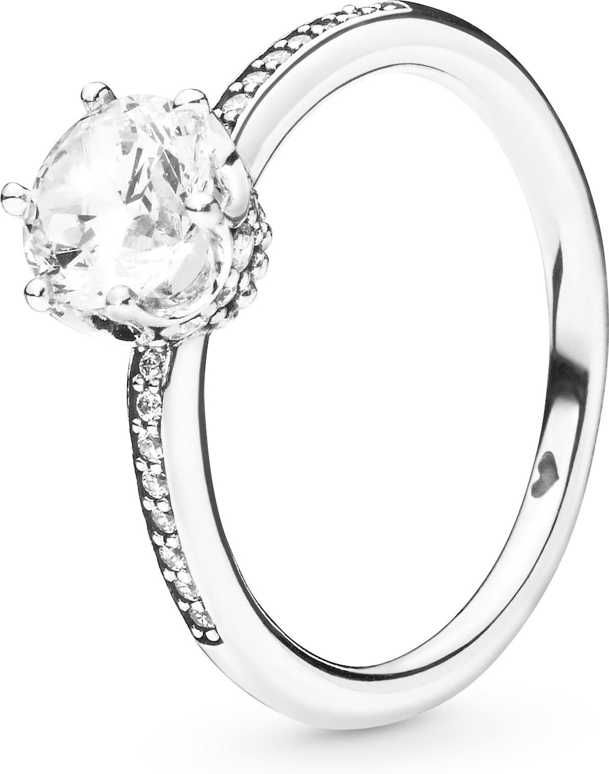 Pandora Fingerring Pandora Klar funkelnde Krone Ring 198289CZ Damenring günstig online kaufen