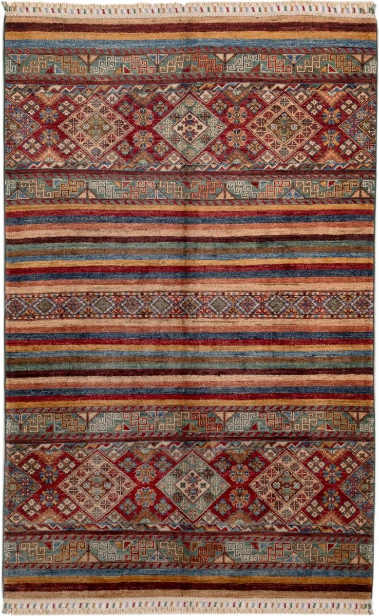 Orientteppich Arijana Shaal 115x186 Handgeknüpfter Orientteppich, Nain Trading, rechteckig, Höhe: 5 mm