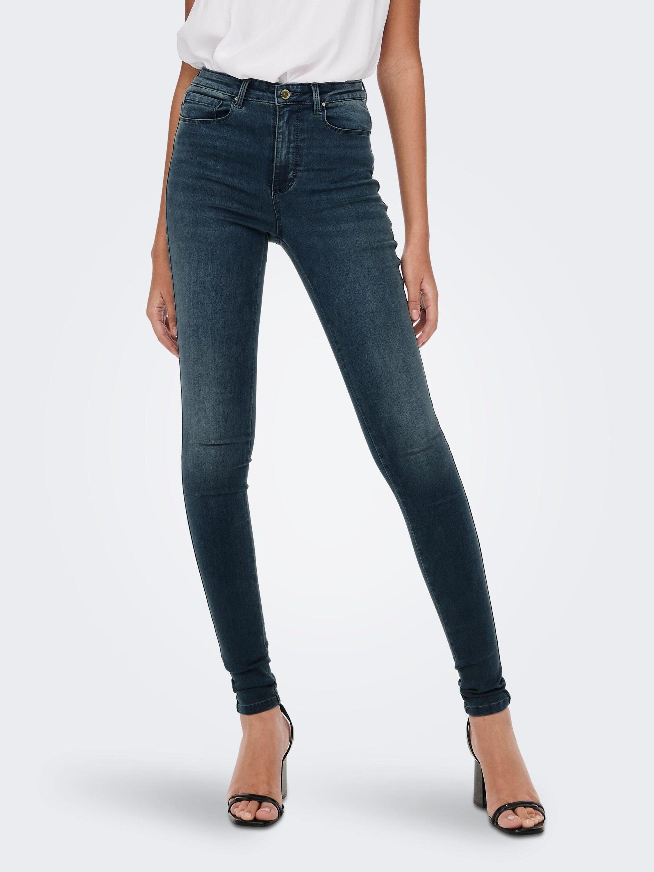 ONLY Skinny-fit-Jeans Royal (1-tlg) Plain/ohne Details