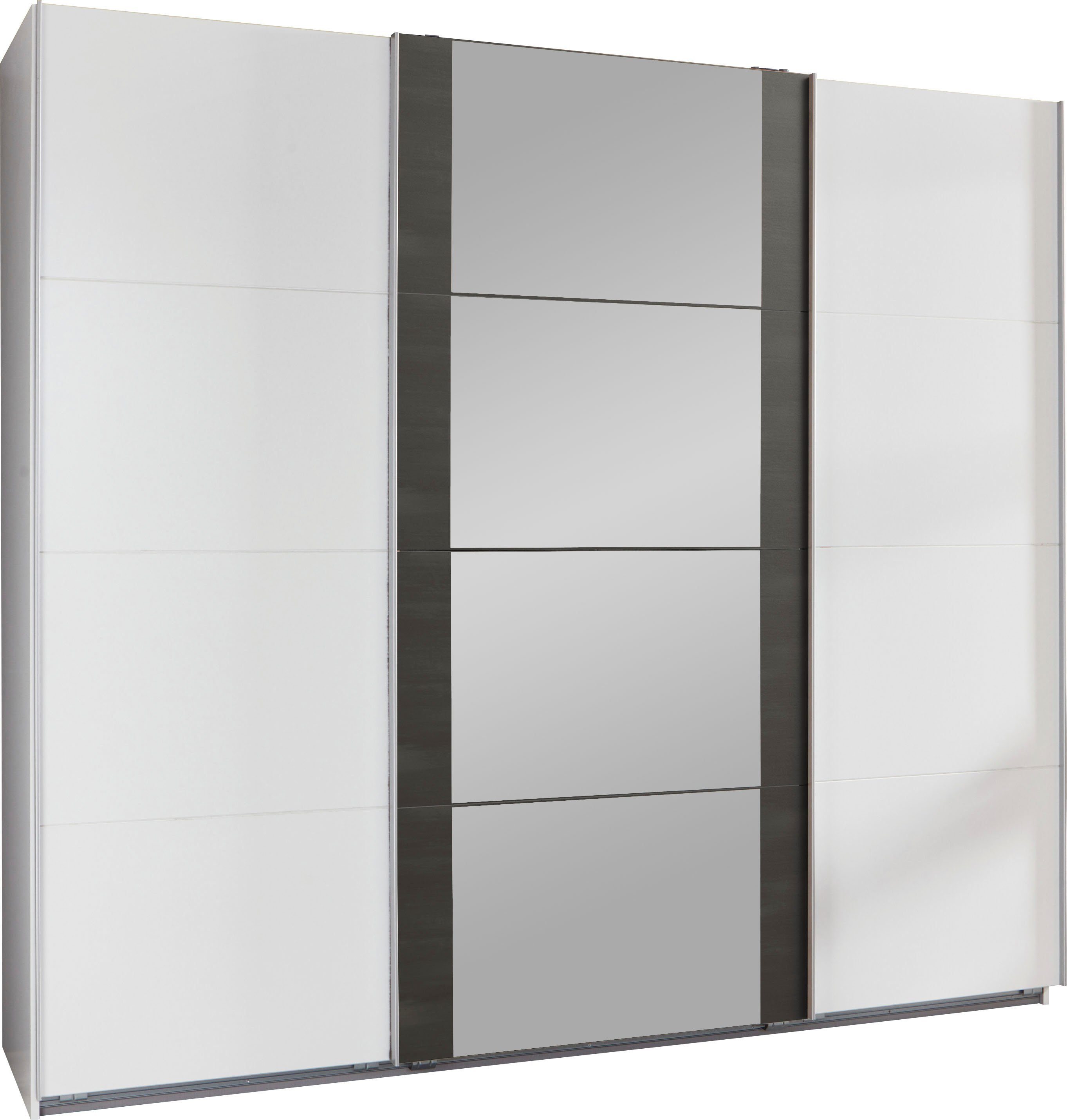 Wimex Schwebetürenschrank Bern Schiebetürenschrank Schrank mit zusätzlicher Innenausstattung, Garderobe