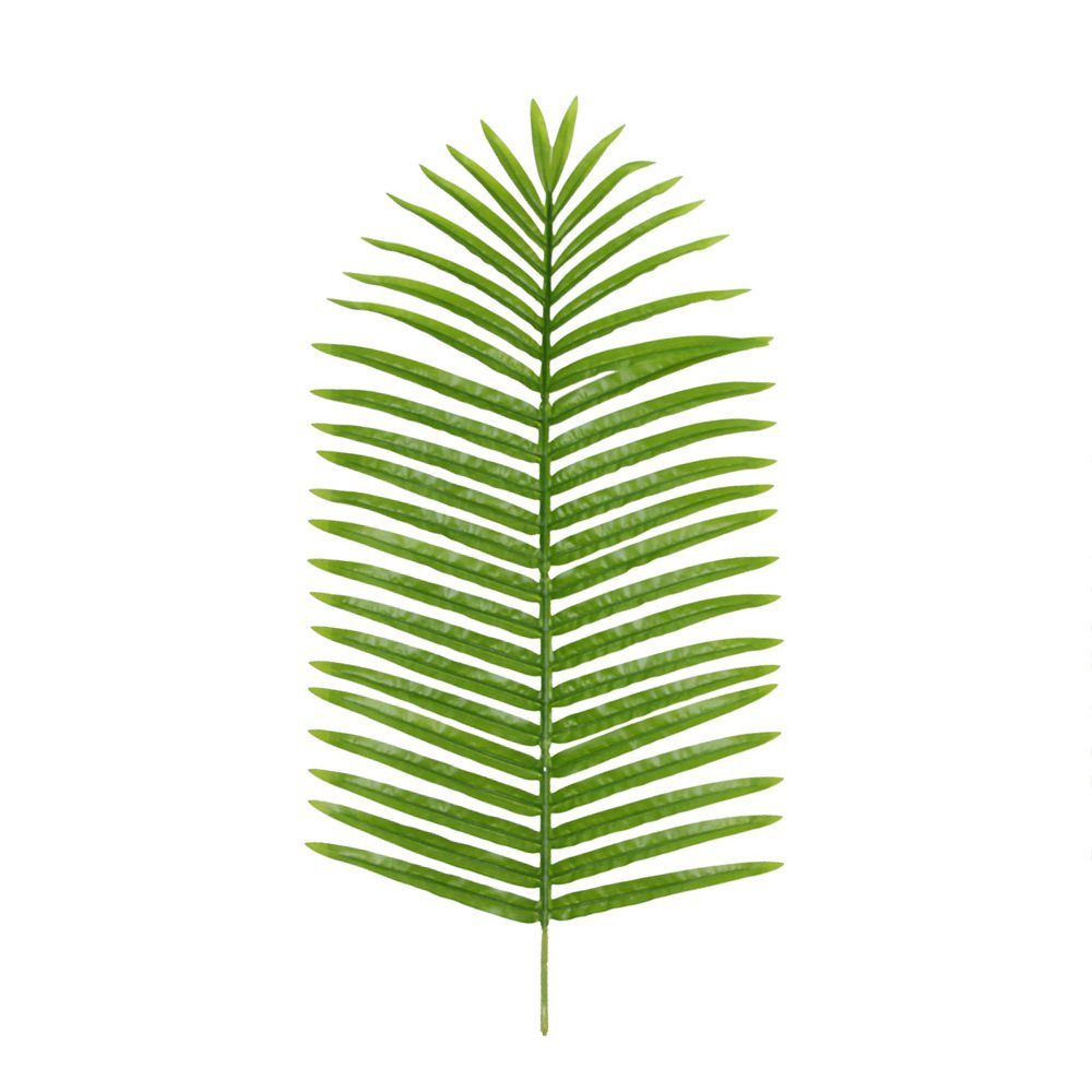 Kunstzweig Künstlicher Hellgrüner Palmwedel Dekoration Kunstpflanze 125 cm