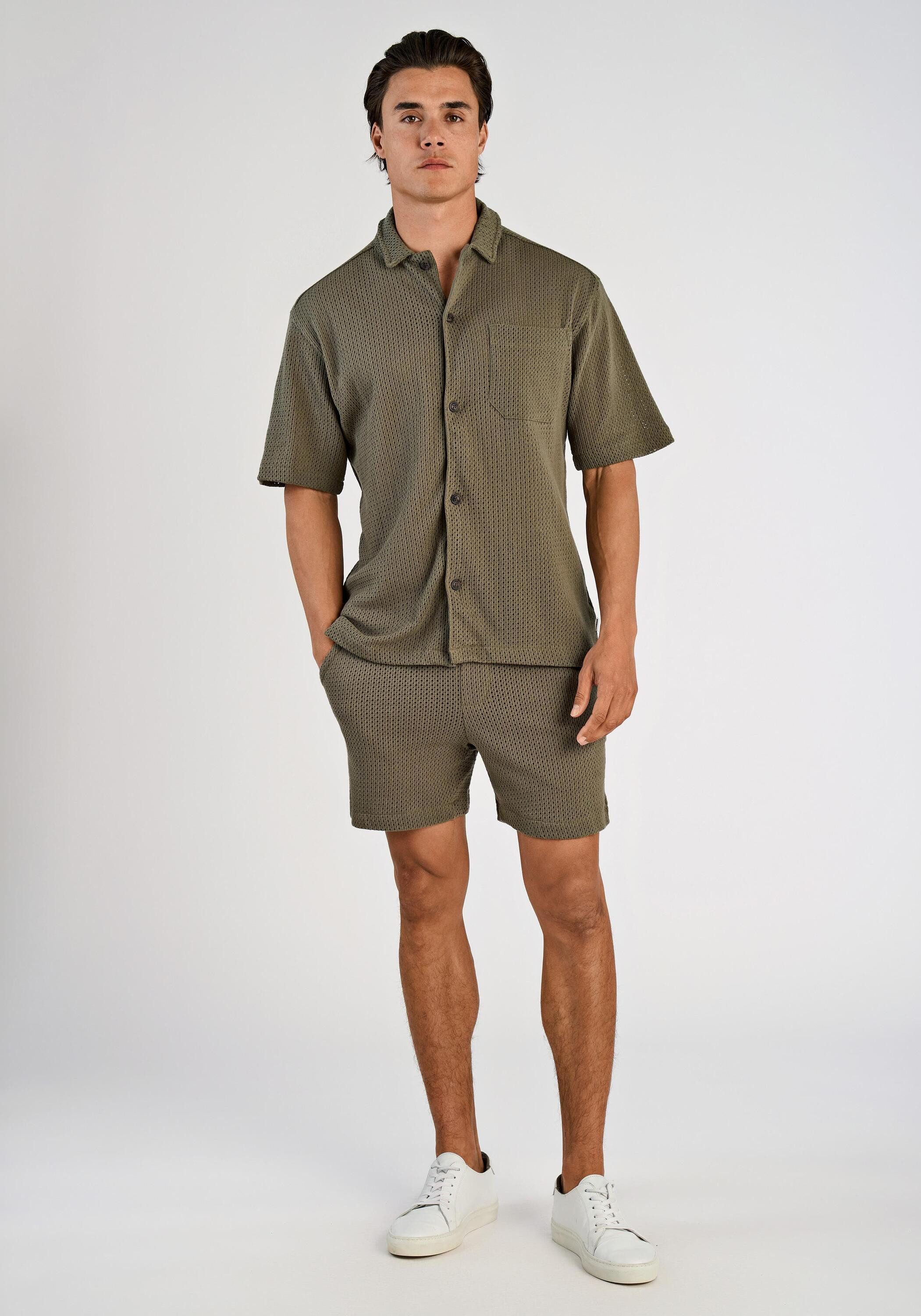 LINDBERGH Kurzarmhemd Freizeithemd (Kurzarm) Regular Fit