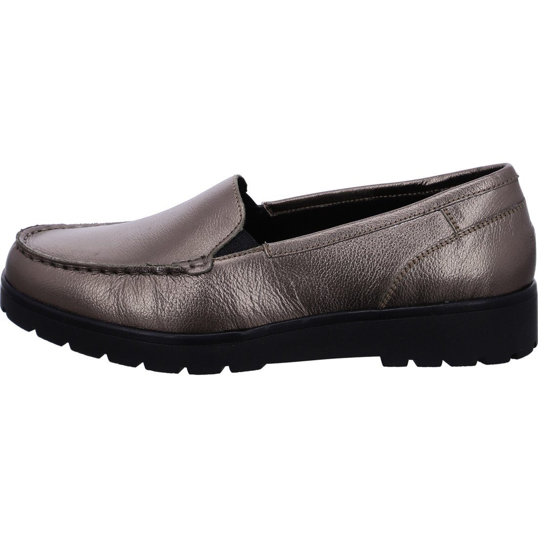 Leder Schuhe, - Dallas 046593 grau Ara Damen Slipper Slipper Ara