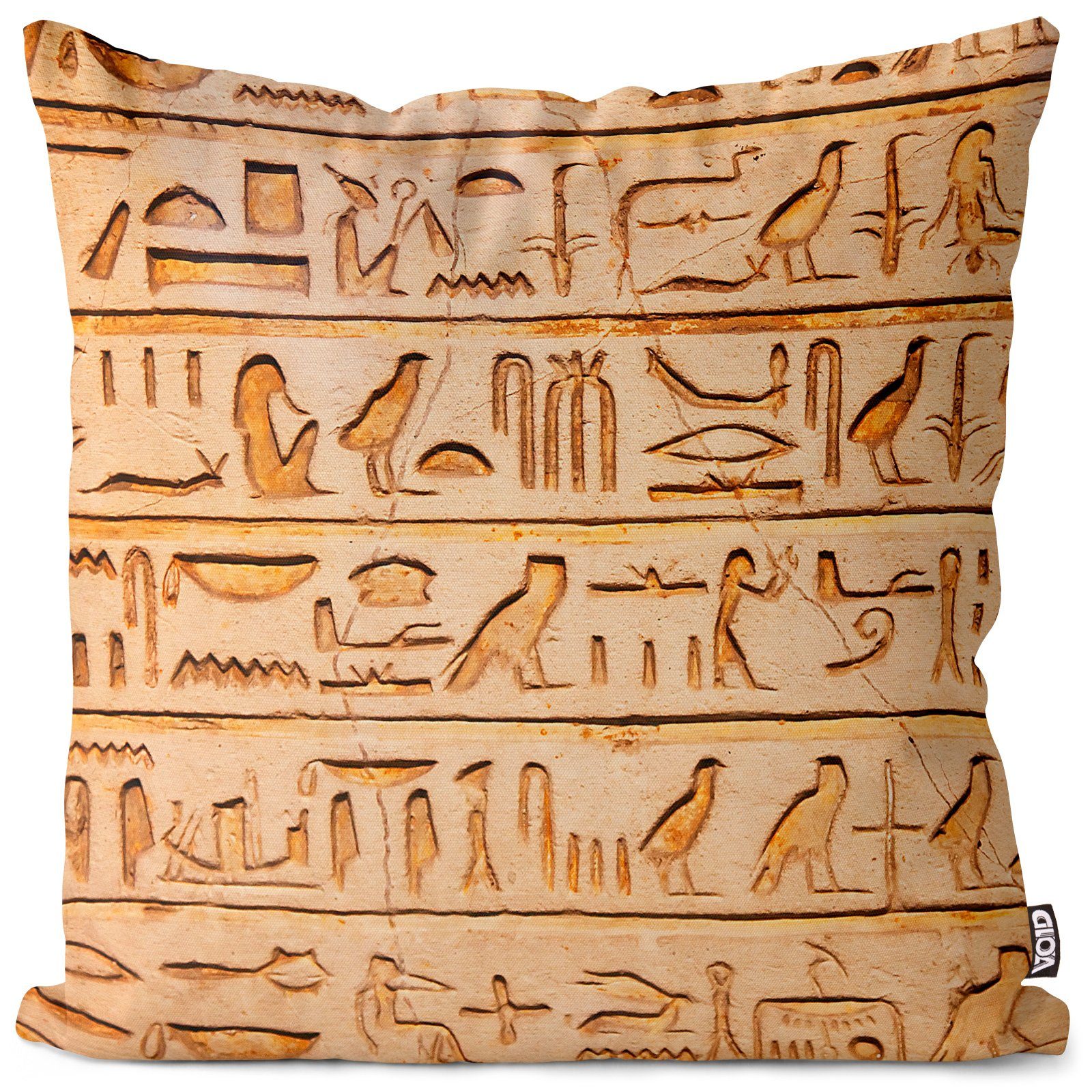 VOID Kissenbezug, (1 Stück), Ägypten Hiroglyphen Antike Pyramiden Afrika Jones Zivilisation Geschi