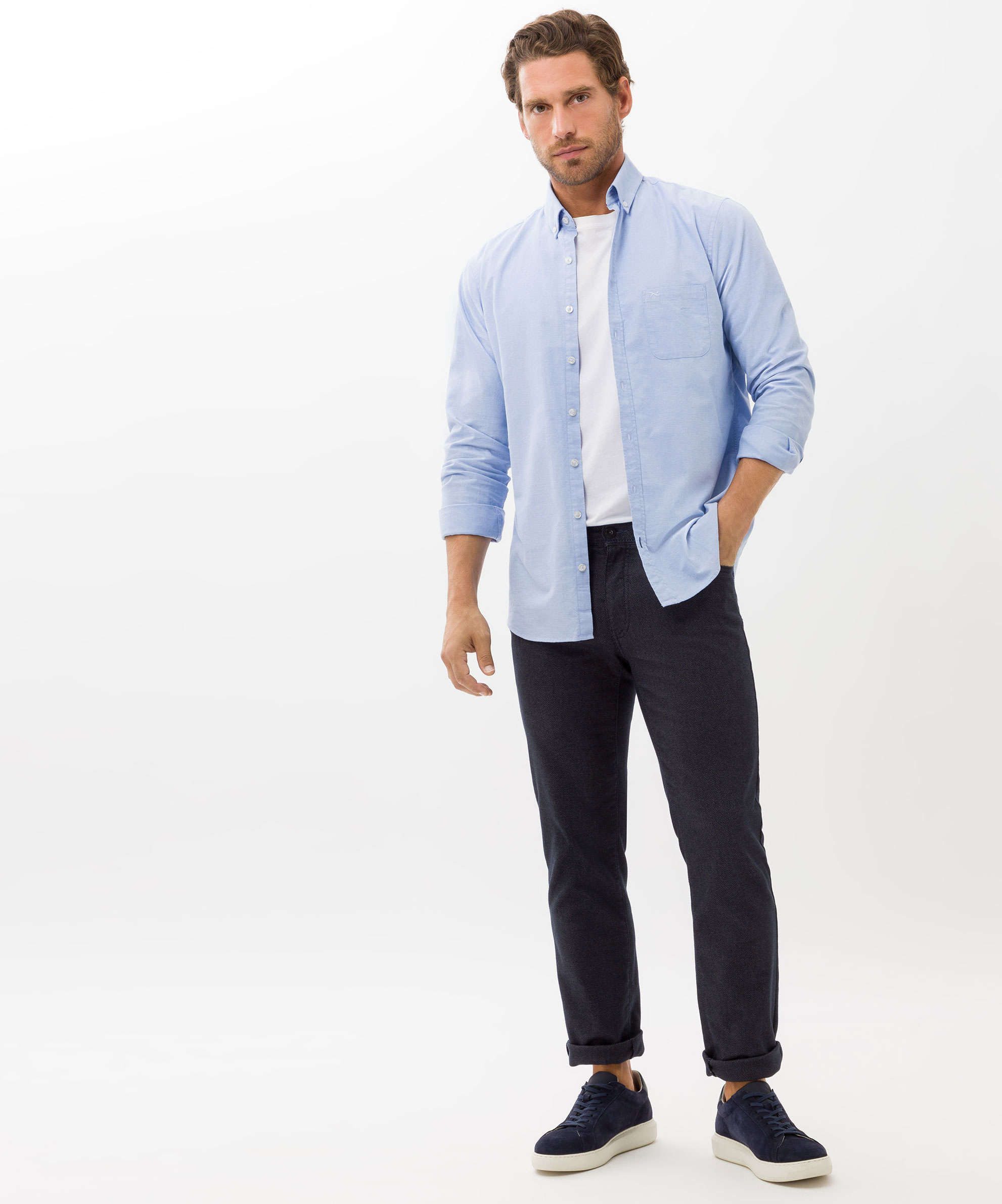 Brax 5-Pocket-Hose CADIZ - Wool-Look aus softem Baumwoll-Mischgewebe – Bild 3 von 5